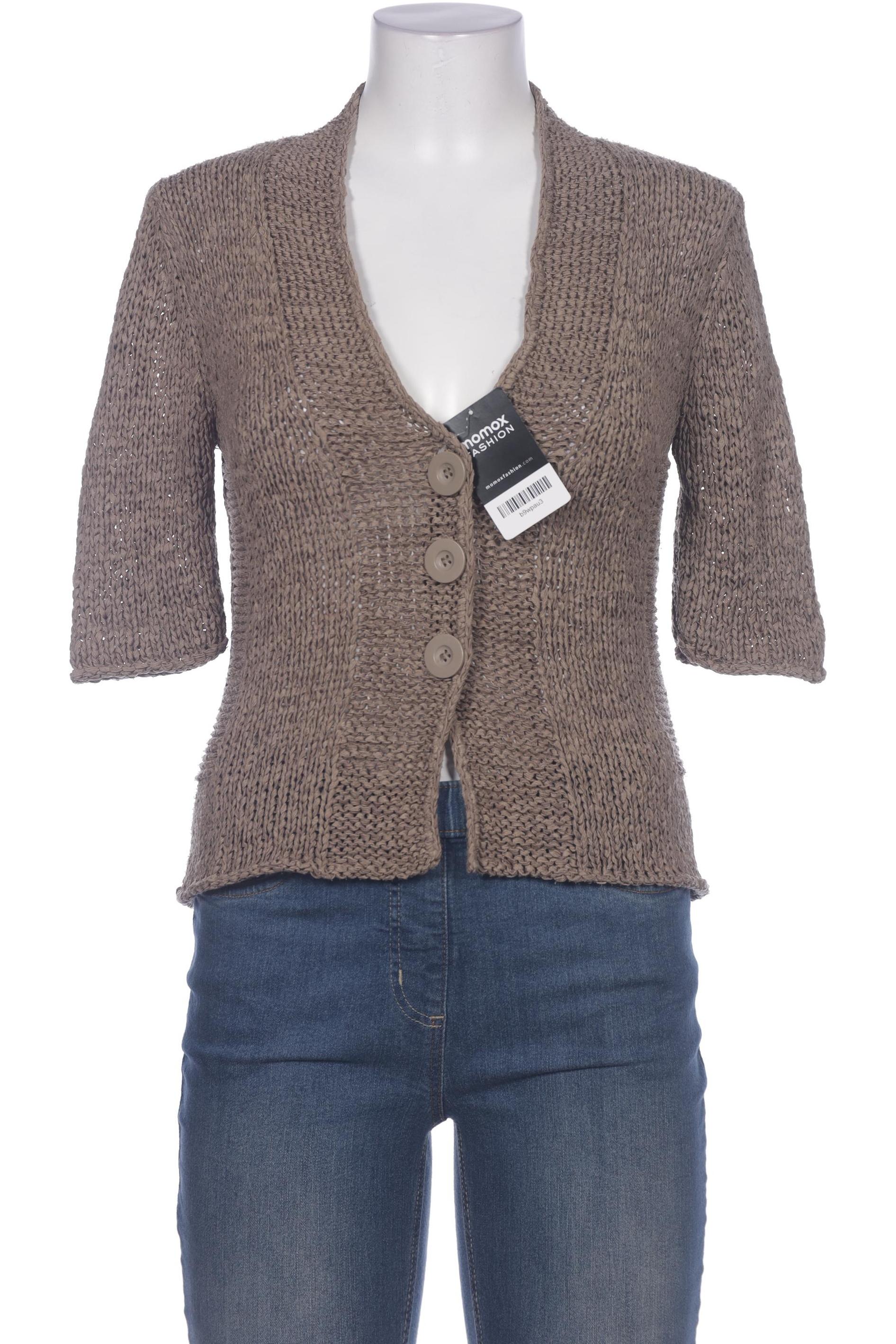 

Oui Damen Strickjacke, braun, Gr. 34