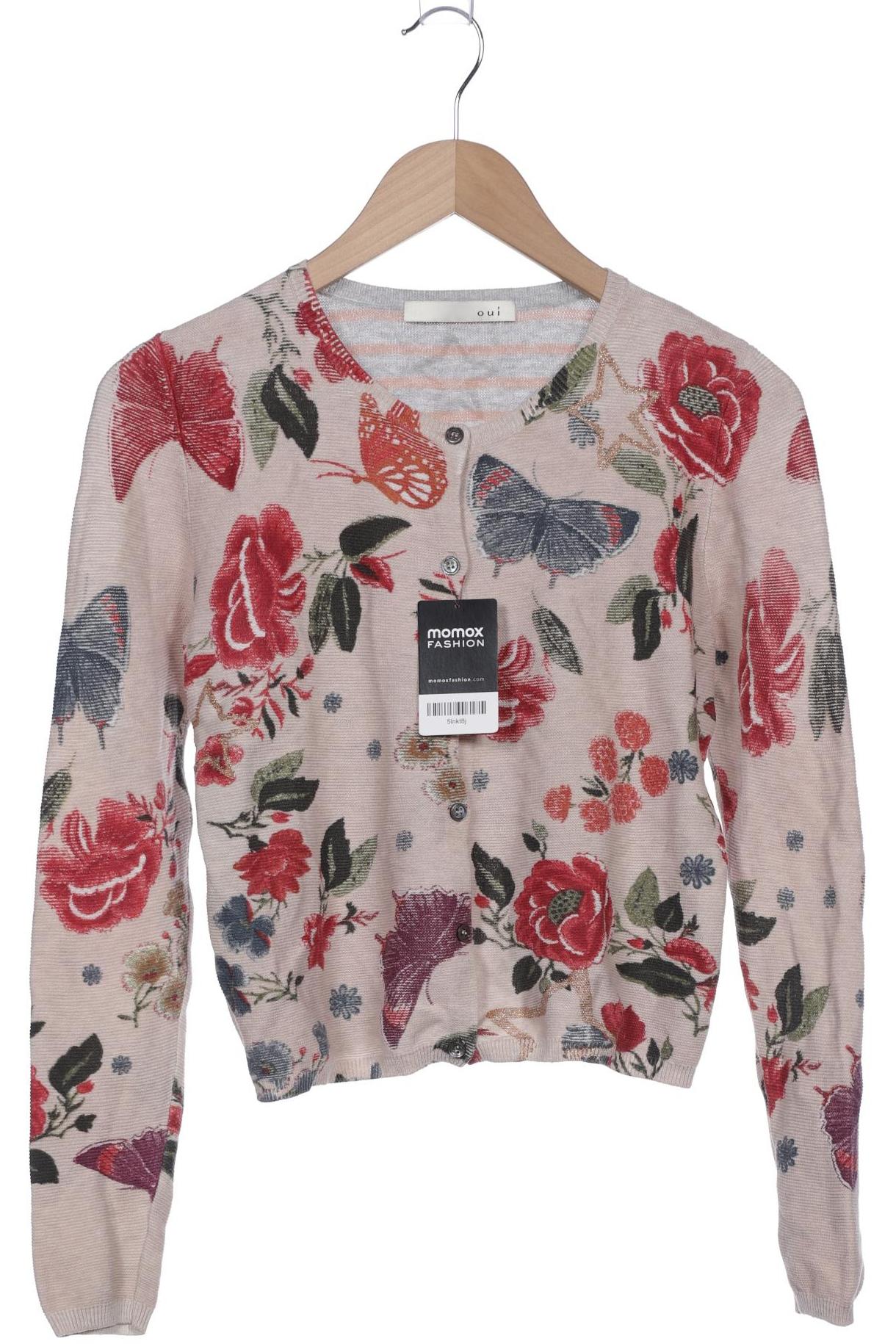 

Oui Damen Strickjacke, mehrfarbig, Gr. 36
