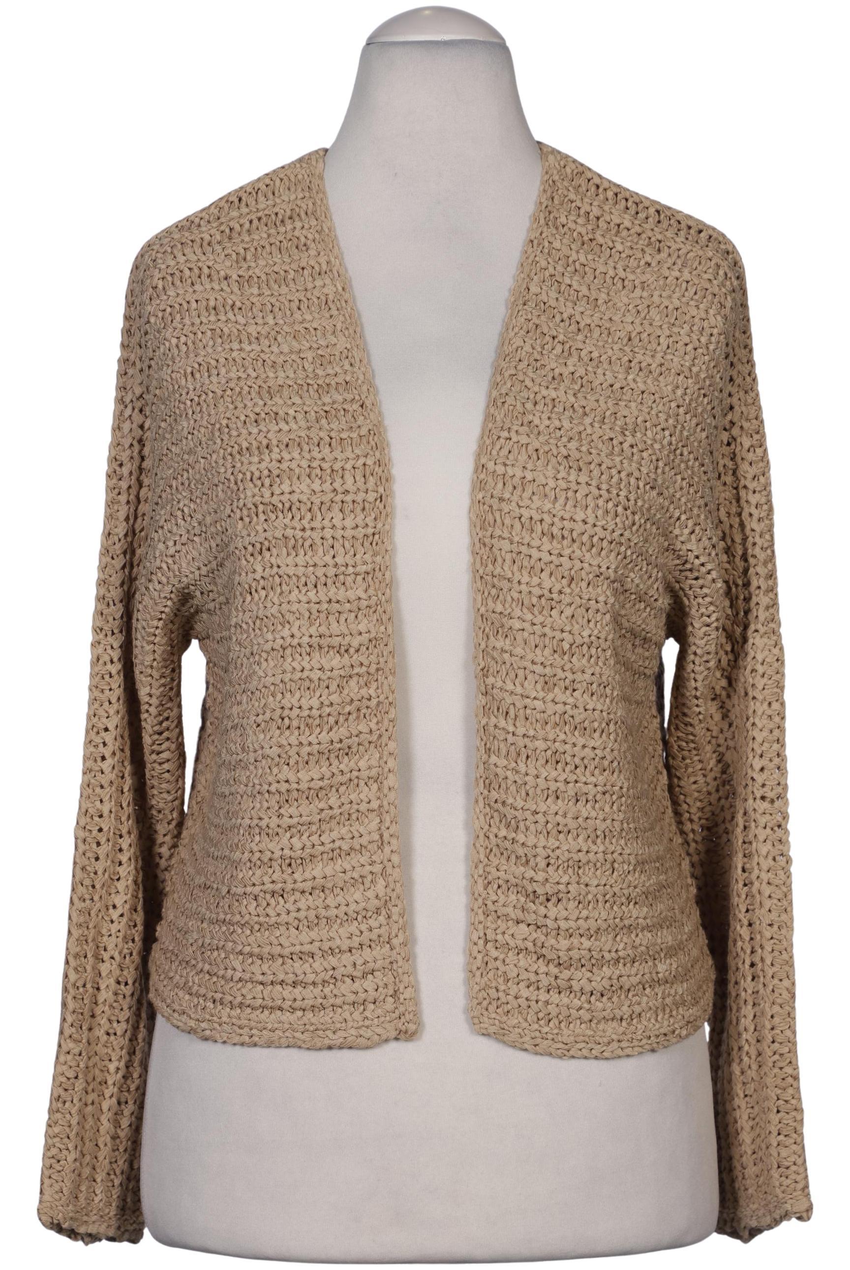 

Oui Damen Strickjacke, beige, Gr. 38