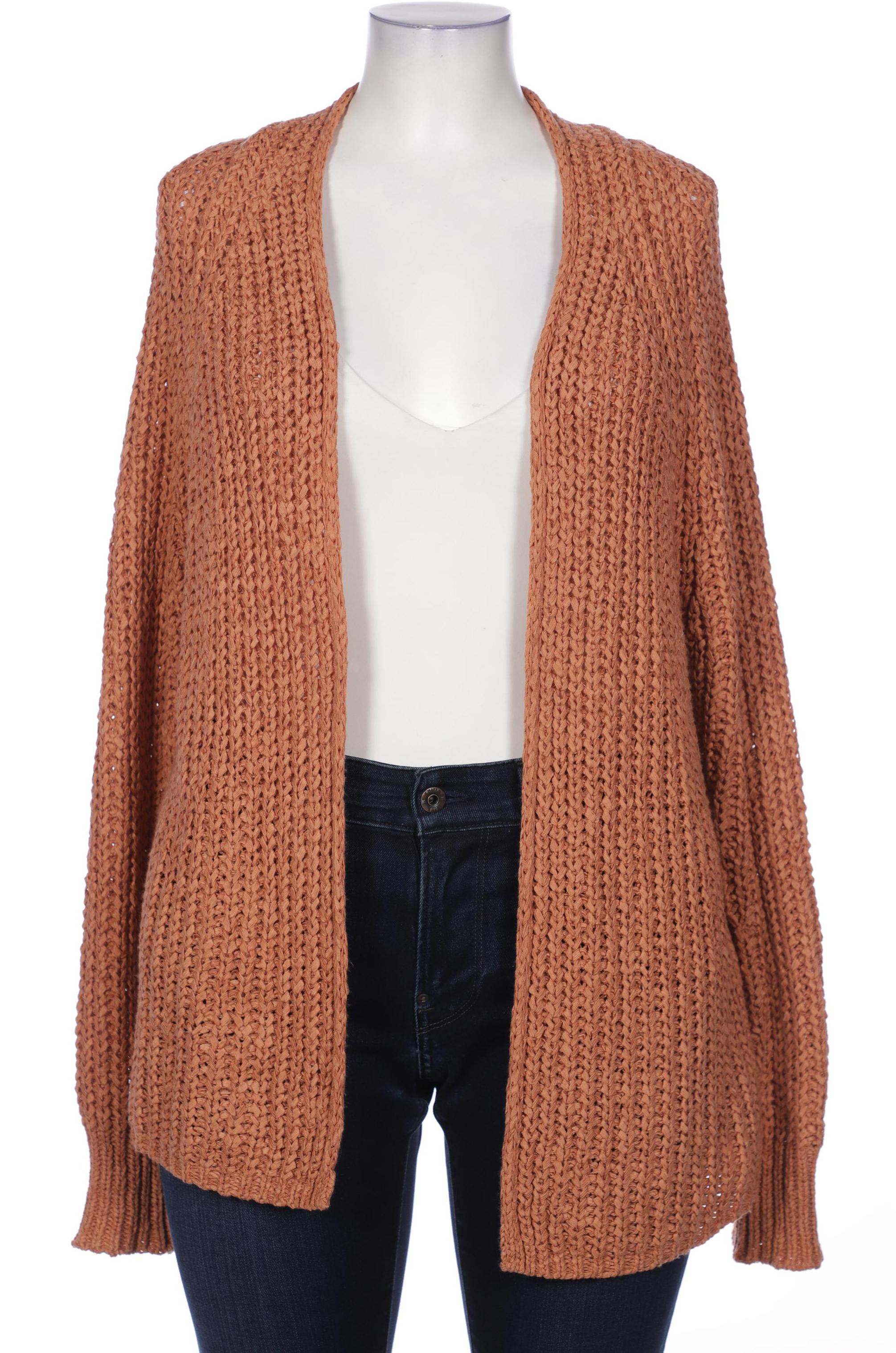 

Oui Damen Strickjacke, orange, Gr. 42