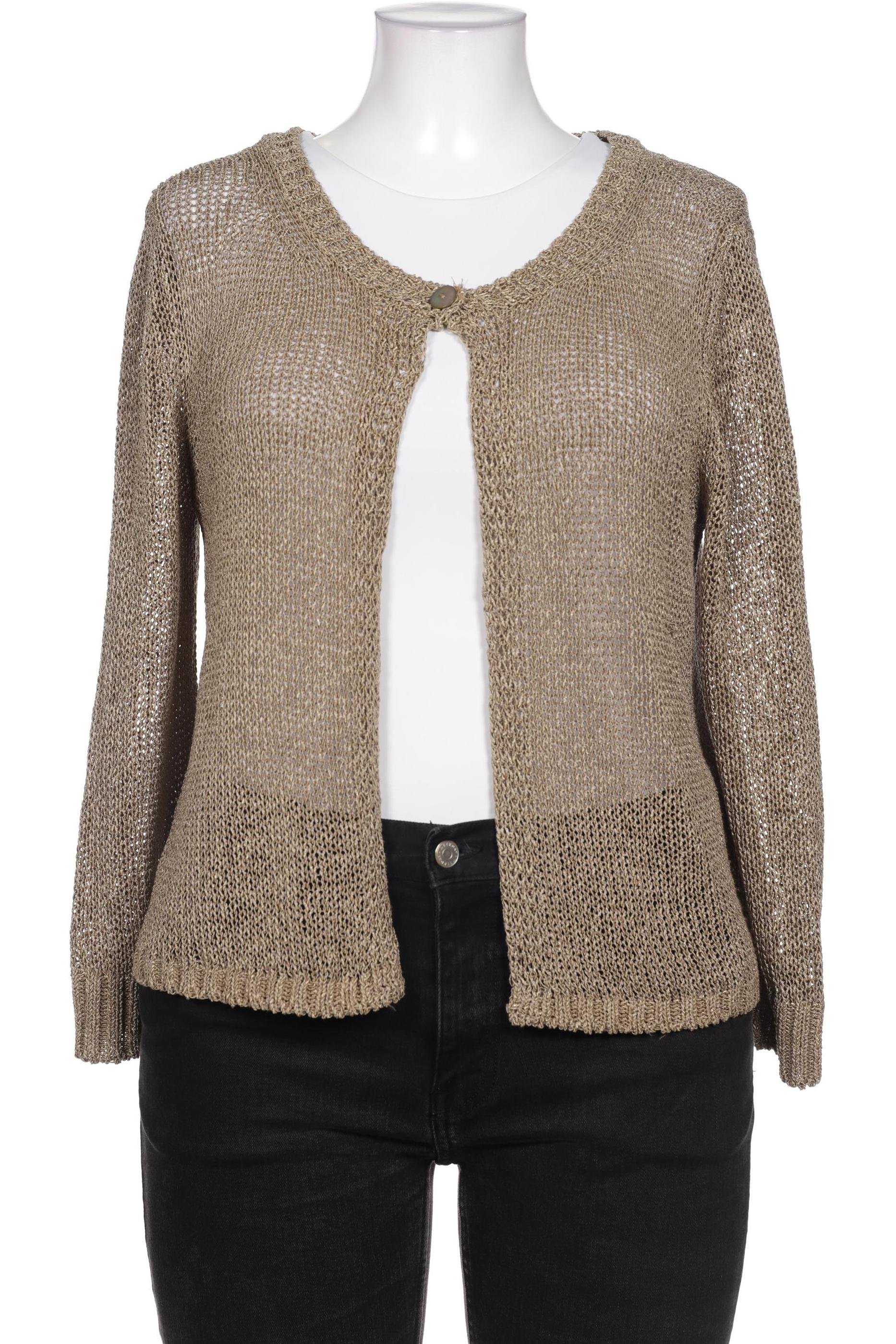 

Oui Damen Strickjacke, braun, Gr. 42