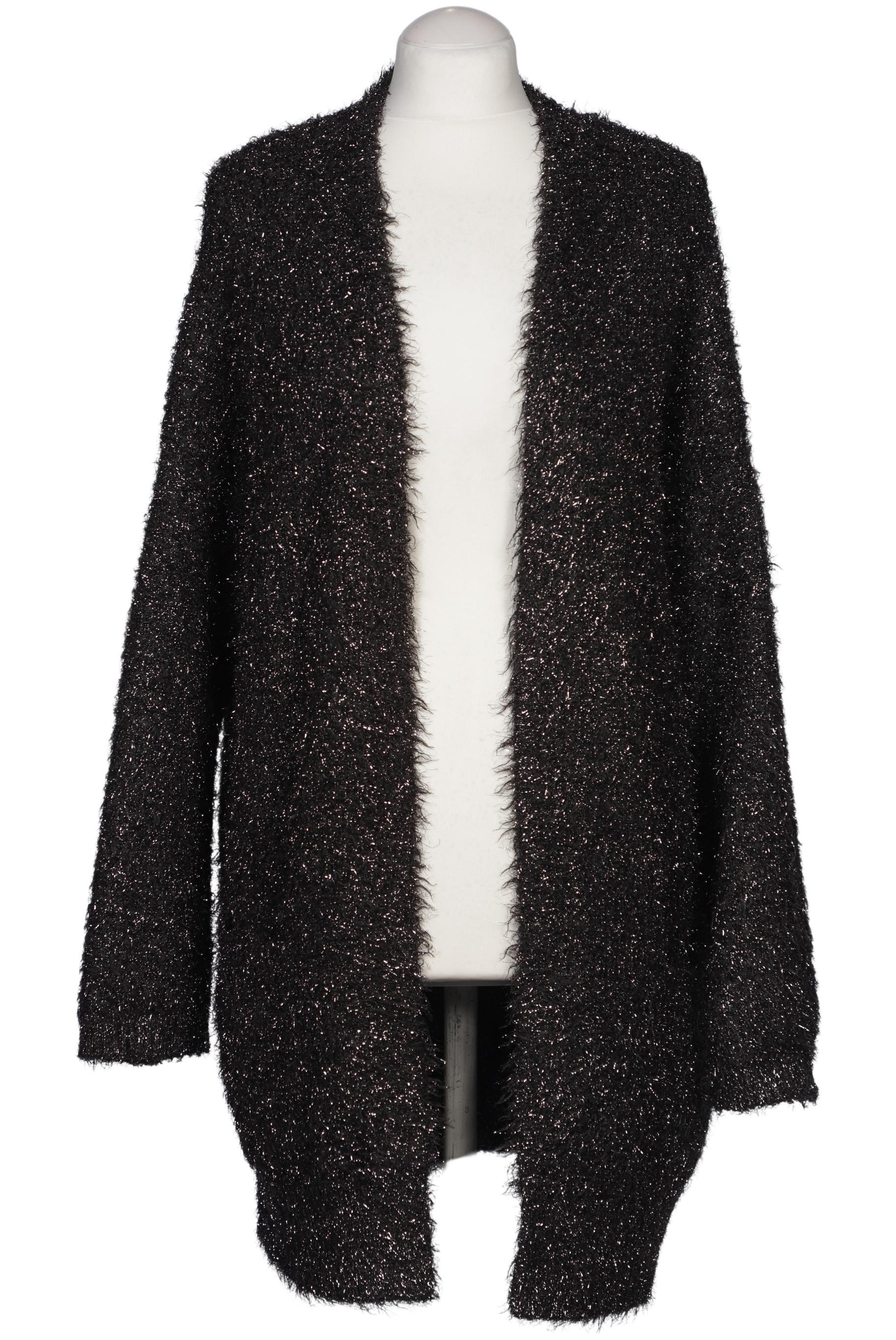 

Oui Damen Strickjacke, schwarz, Gr. 40