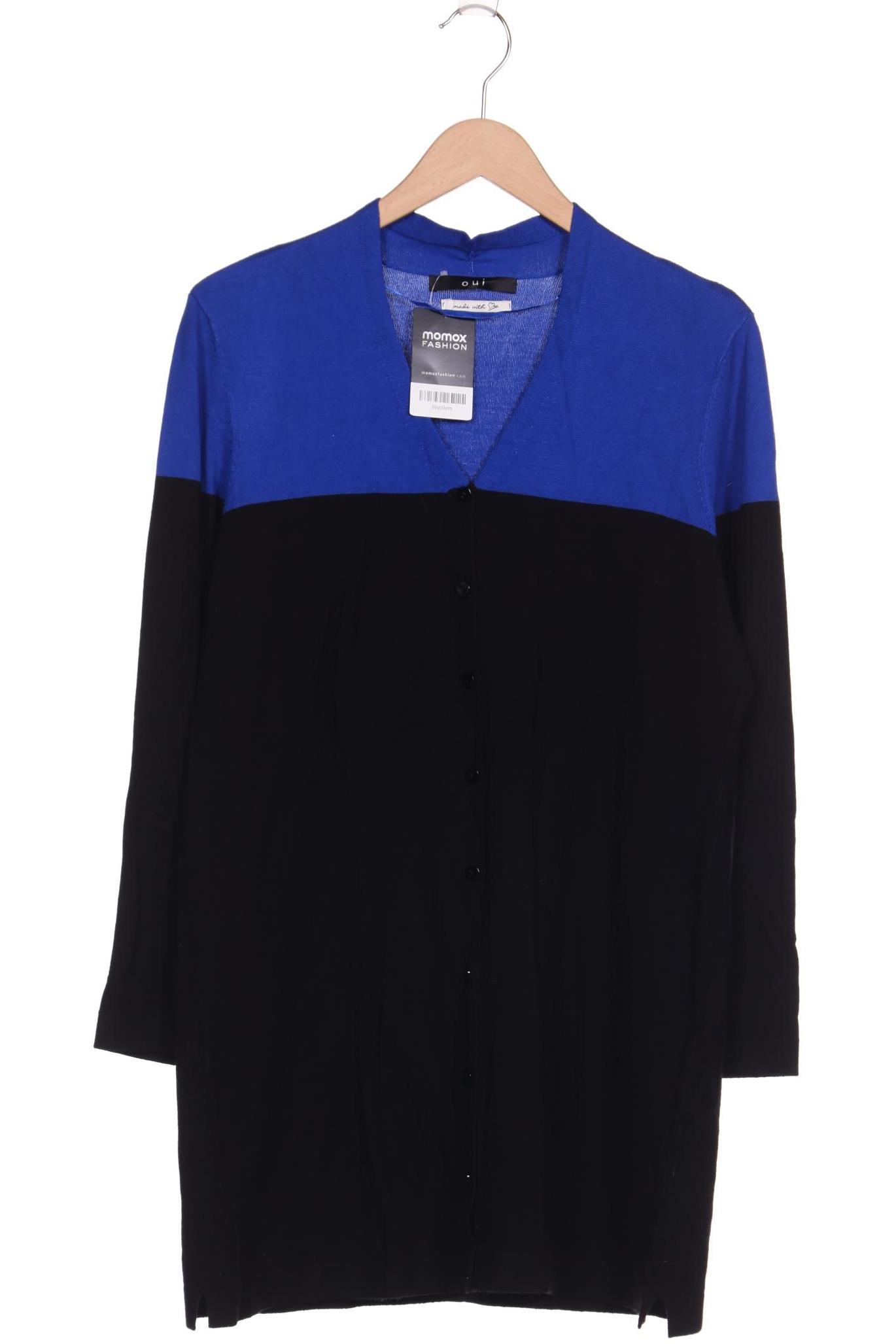 

Oui Damen Strickjacke, schwarz