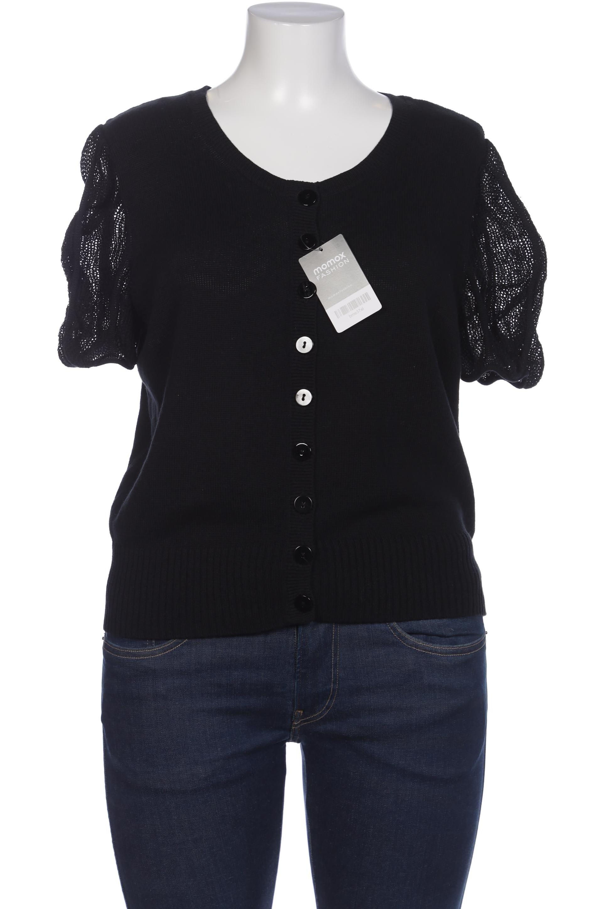 

Oui Damen Strickjacke, schwarz, Gr. 44