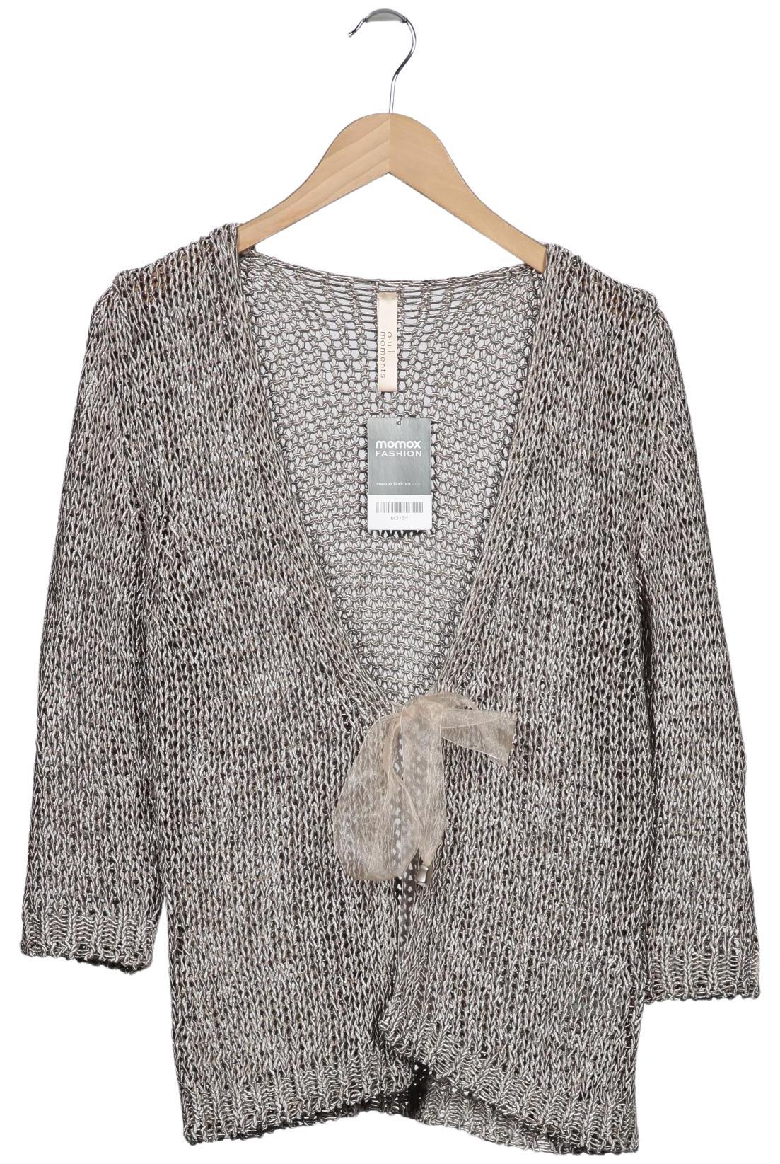 

Oui Damen Strickjacke, grau, Gr. 40