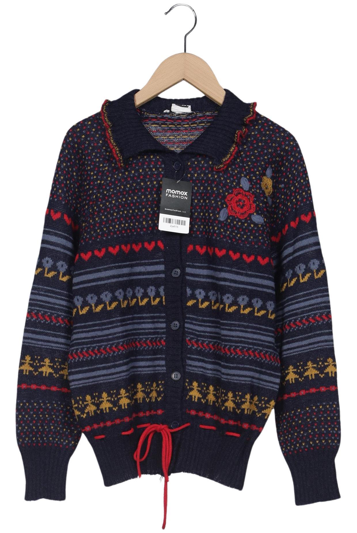 

Oui Damen Strickjacke, marineblau, Gr. 38