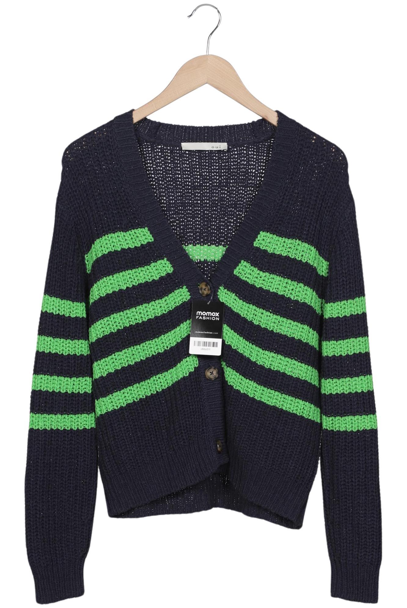 

Oui Damen Strickjacke, mehrfarbig, Gr. 40