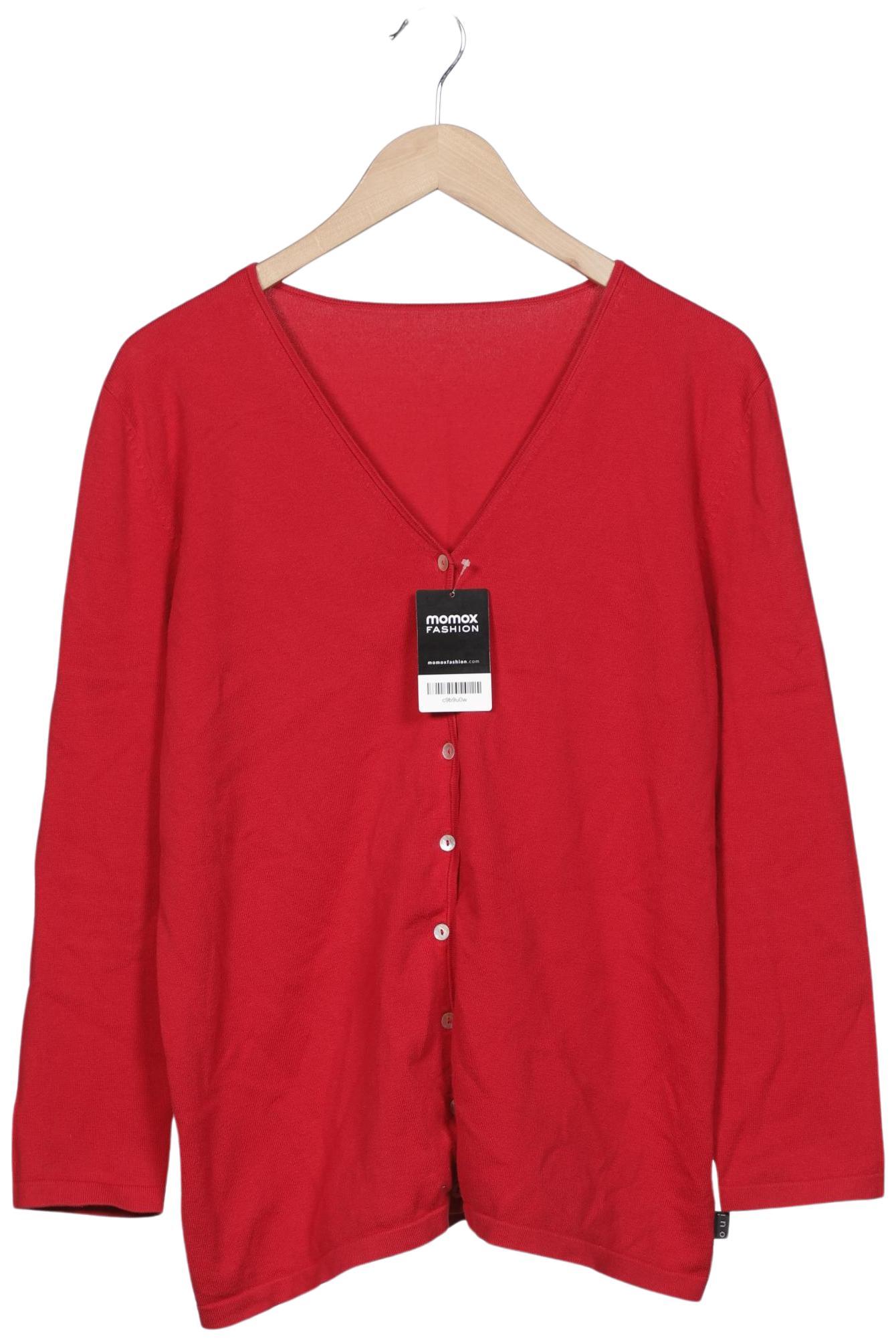 

Oui Damen Strickjacke, rot, Gr. 46