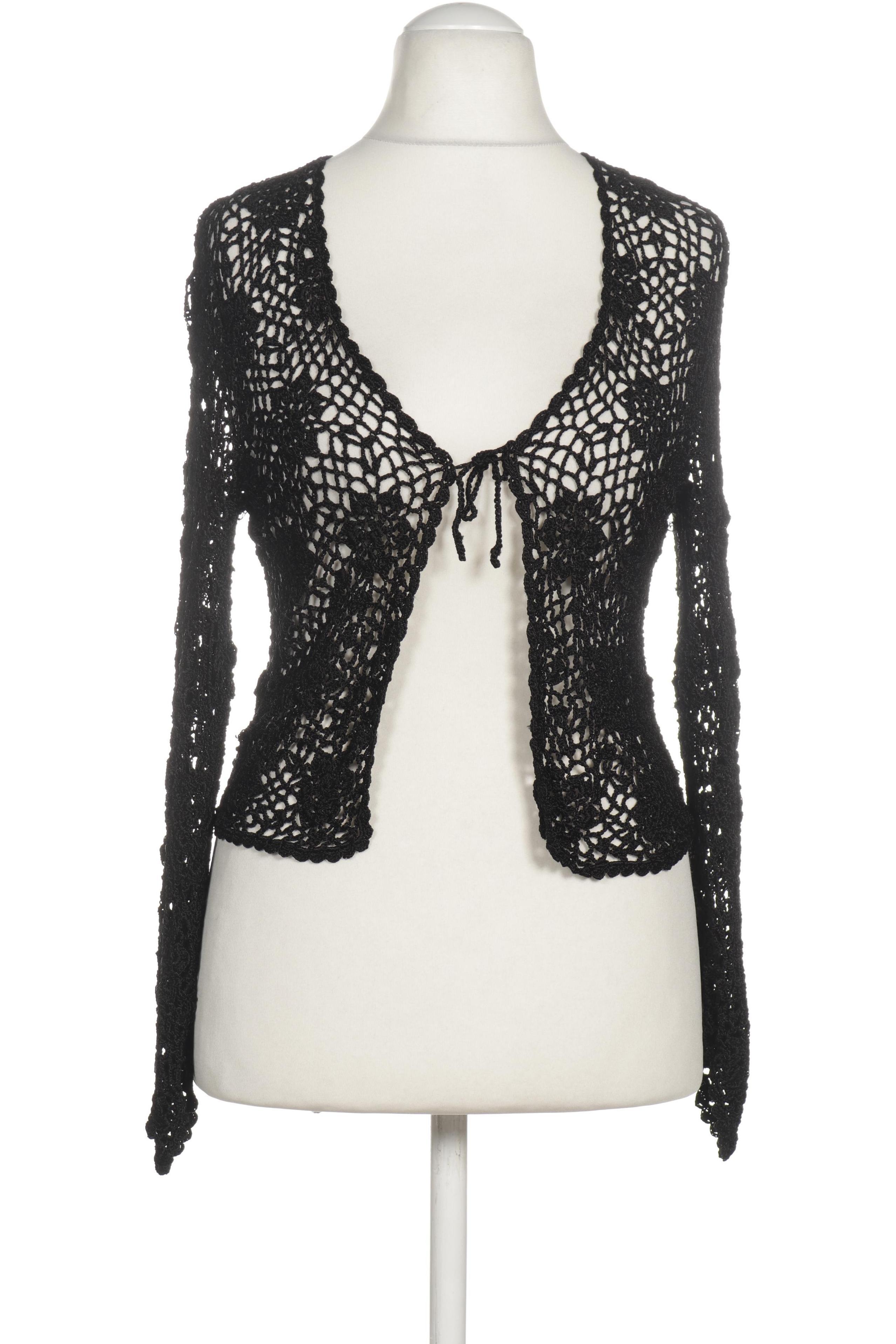 

Oui Damen Strickjacke, schwarz, Gr.