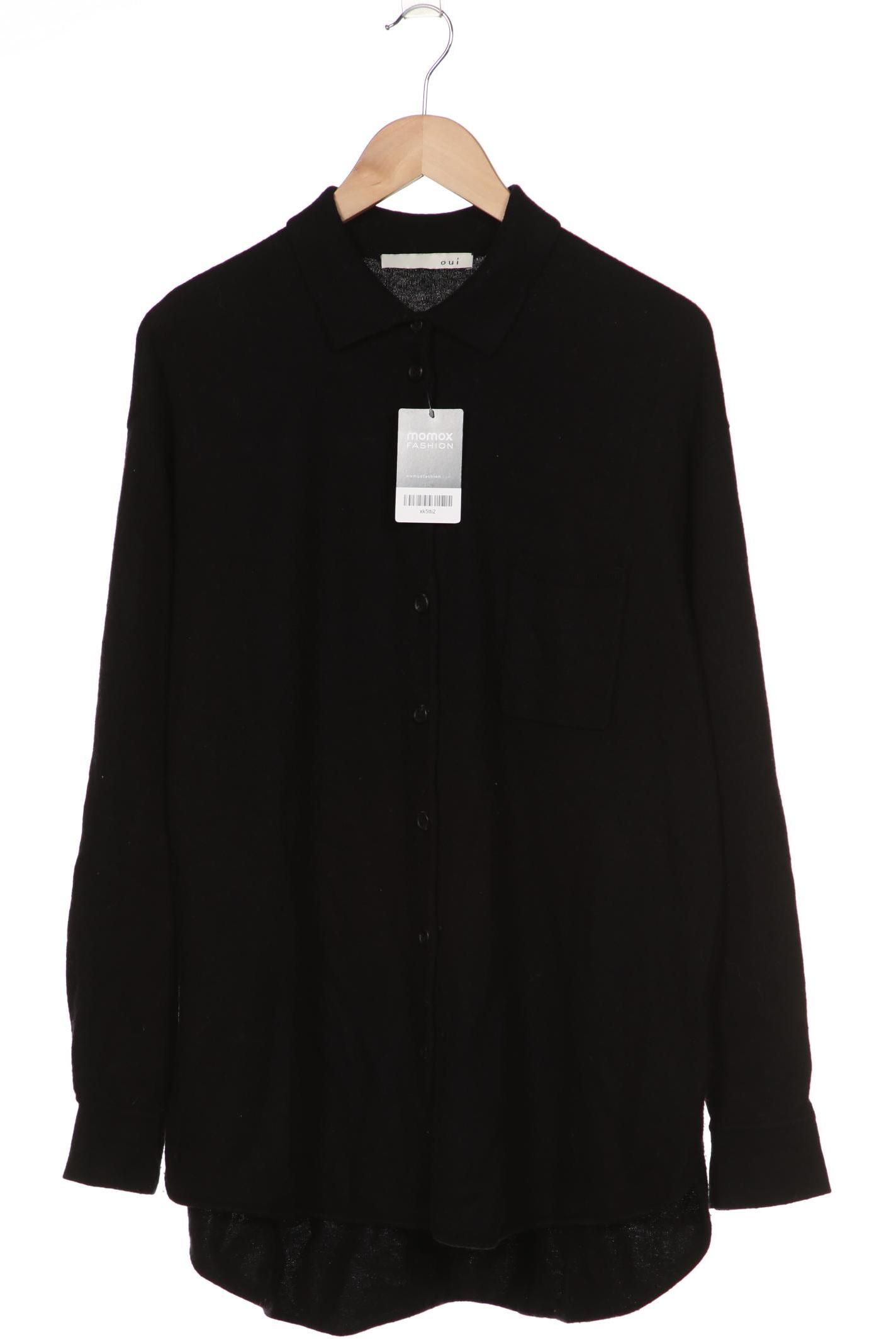 

Oui Damen Strickjacke, schwarz, Gr. 44