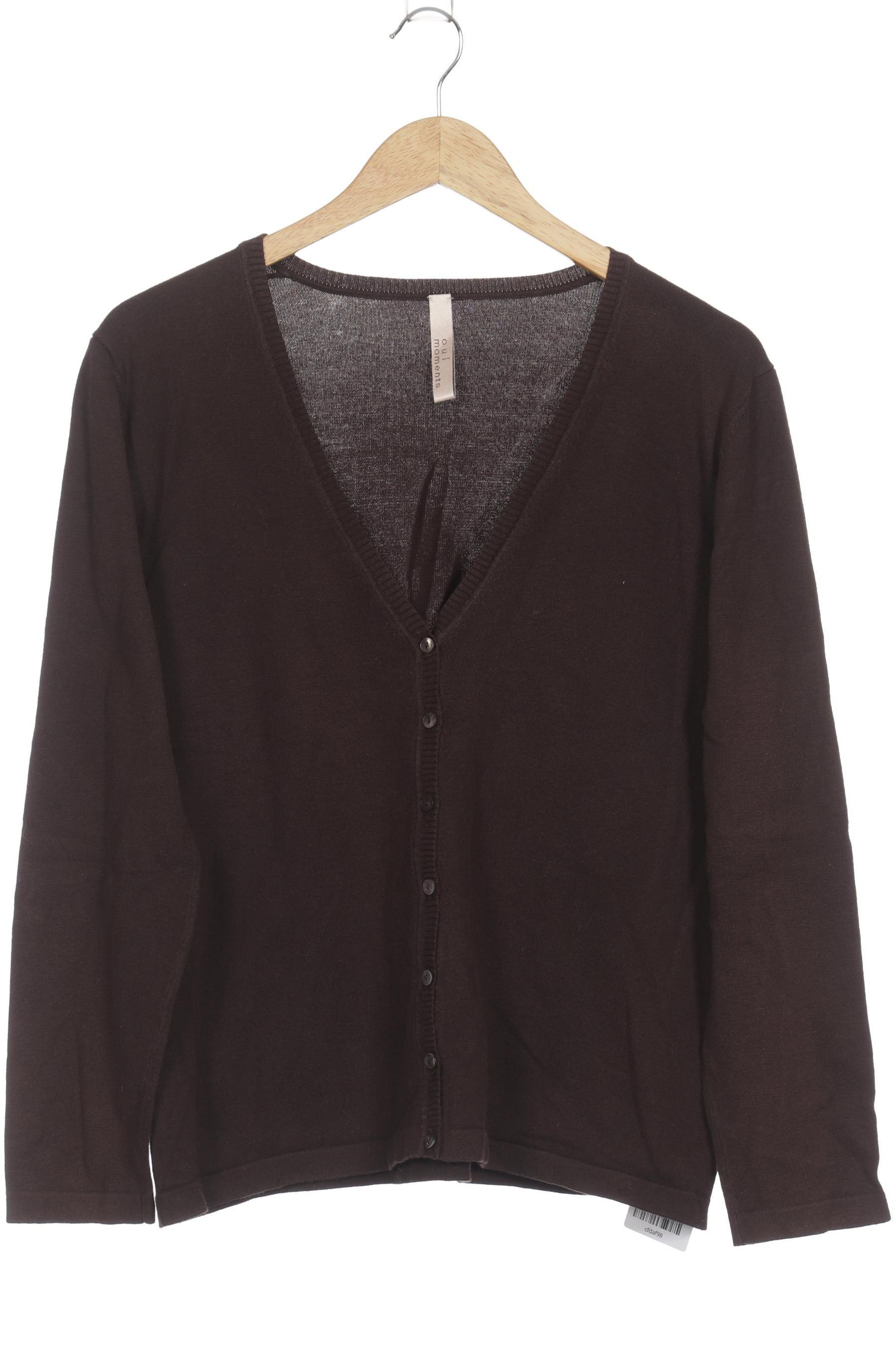 

Oui Damen Strickjacke, braun, Gr. 42