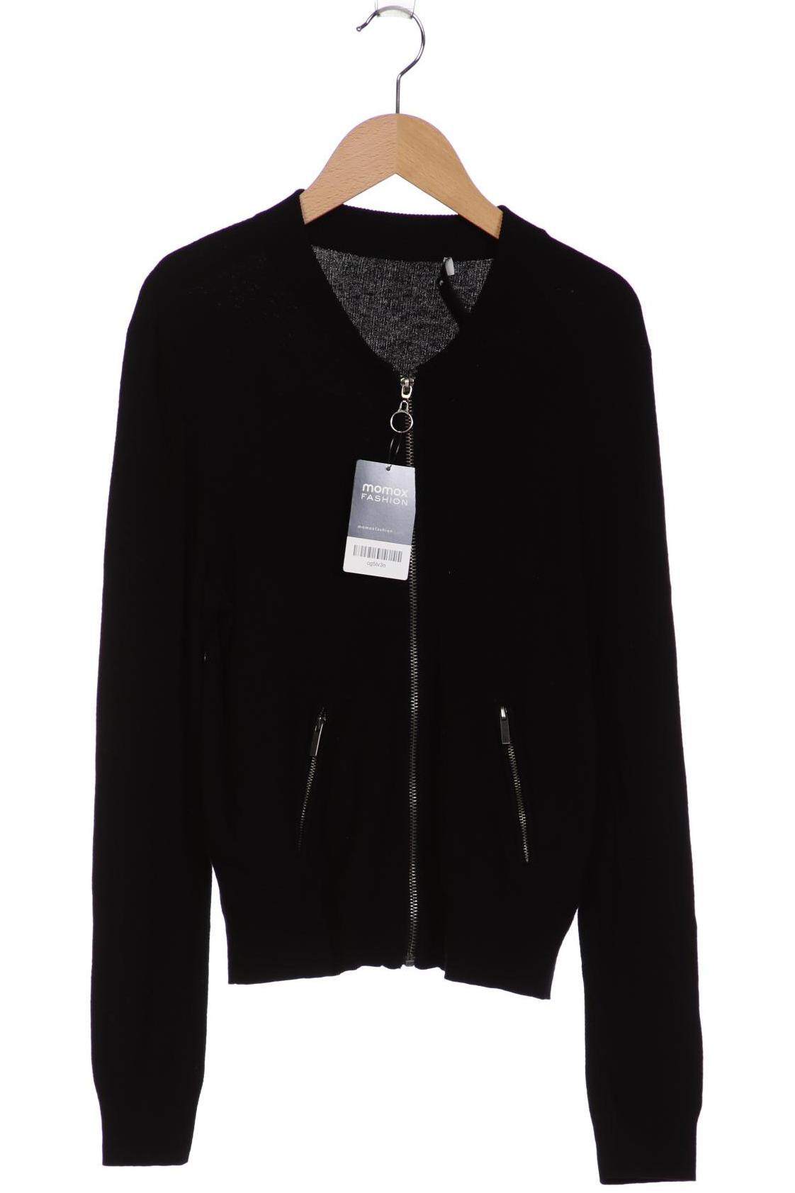 

Oui Damen Strickjacke, schwarz, Gr. 38
