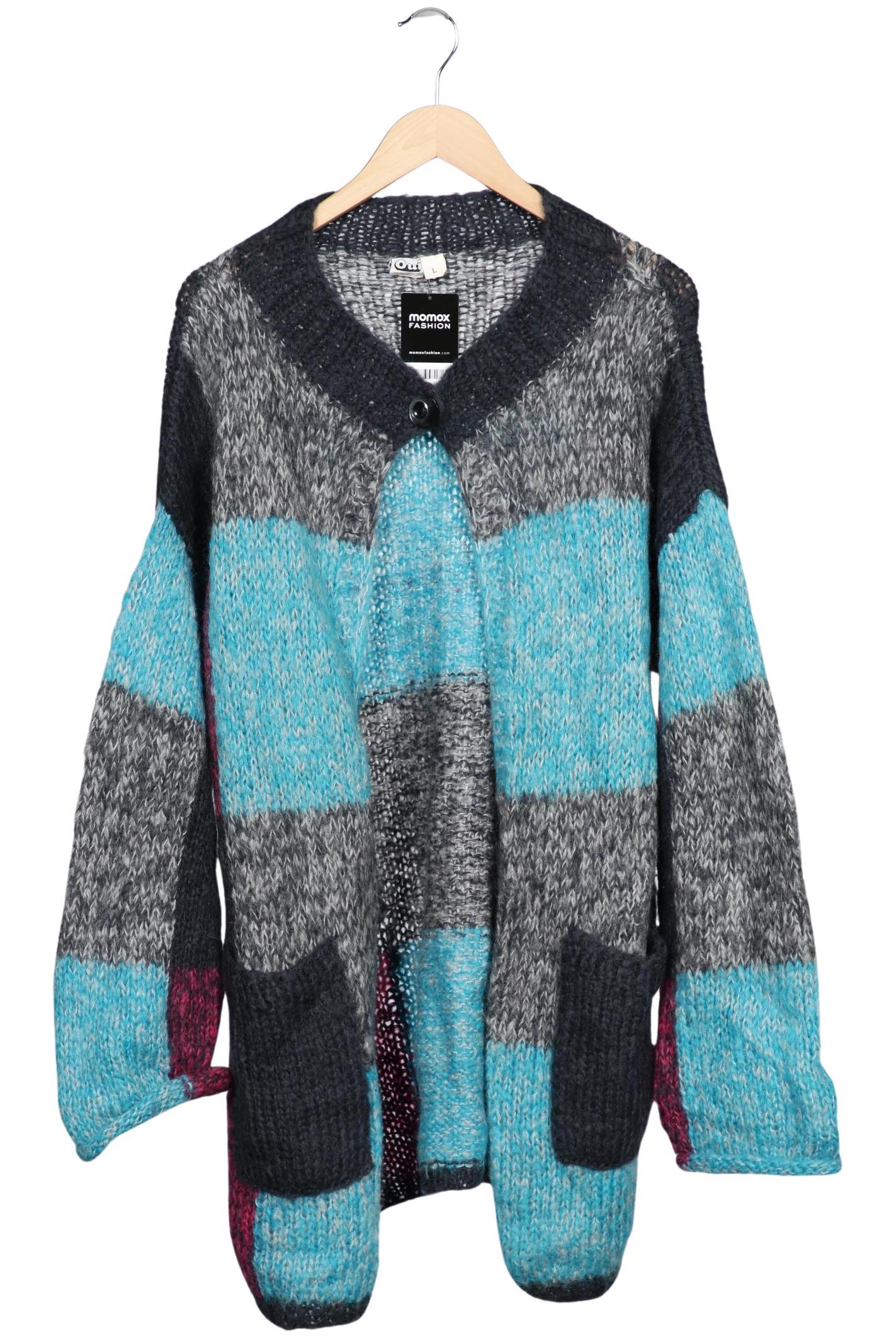 

Oui Damen Strickjacke, mehrfarbig, Gr. 42