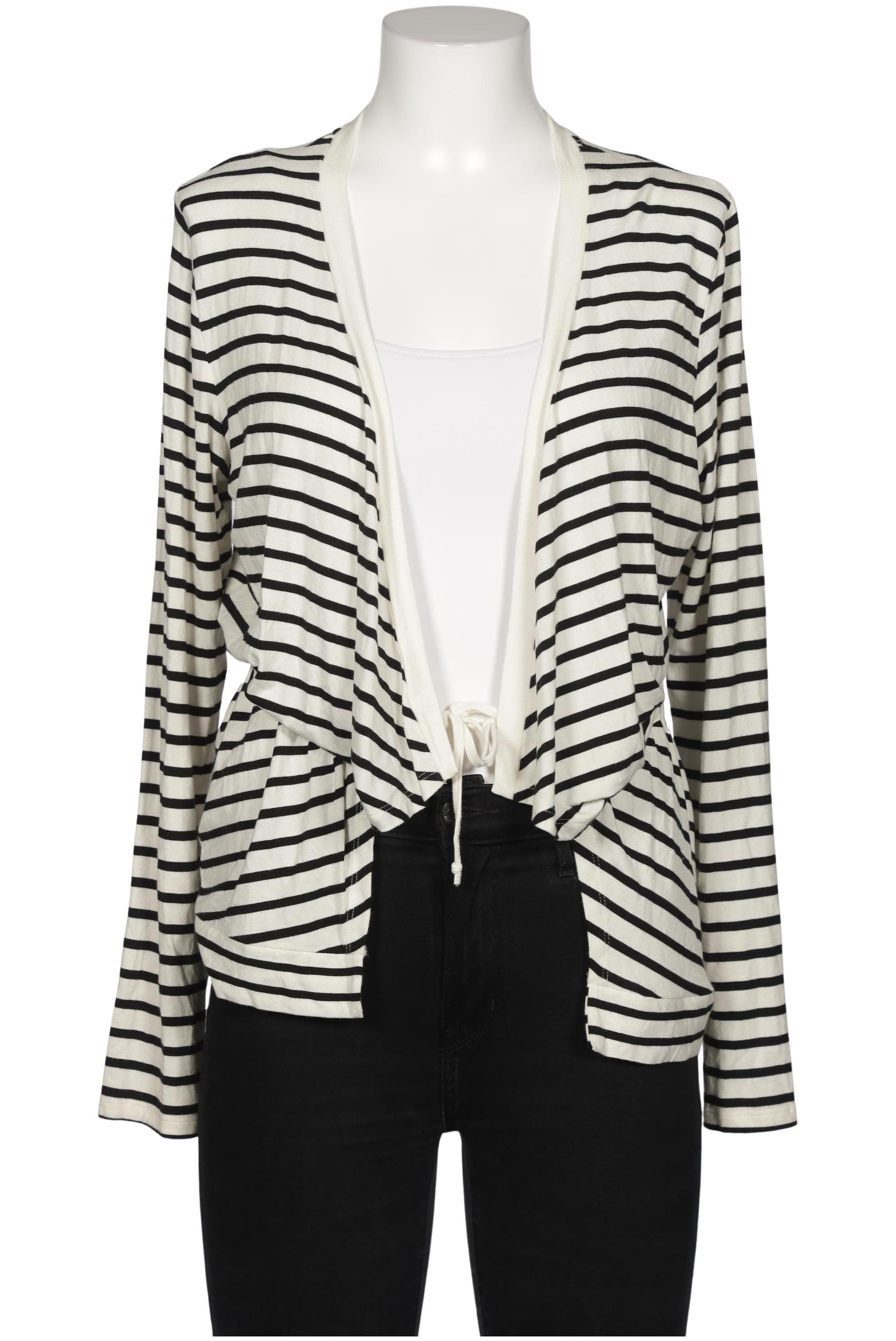 

Oui Damen Strickjacke, weiß, Gr. 42