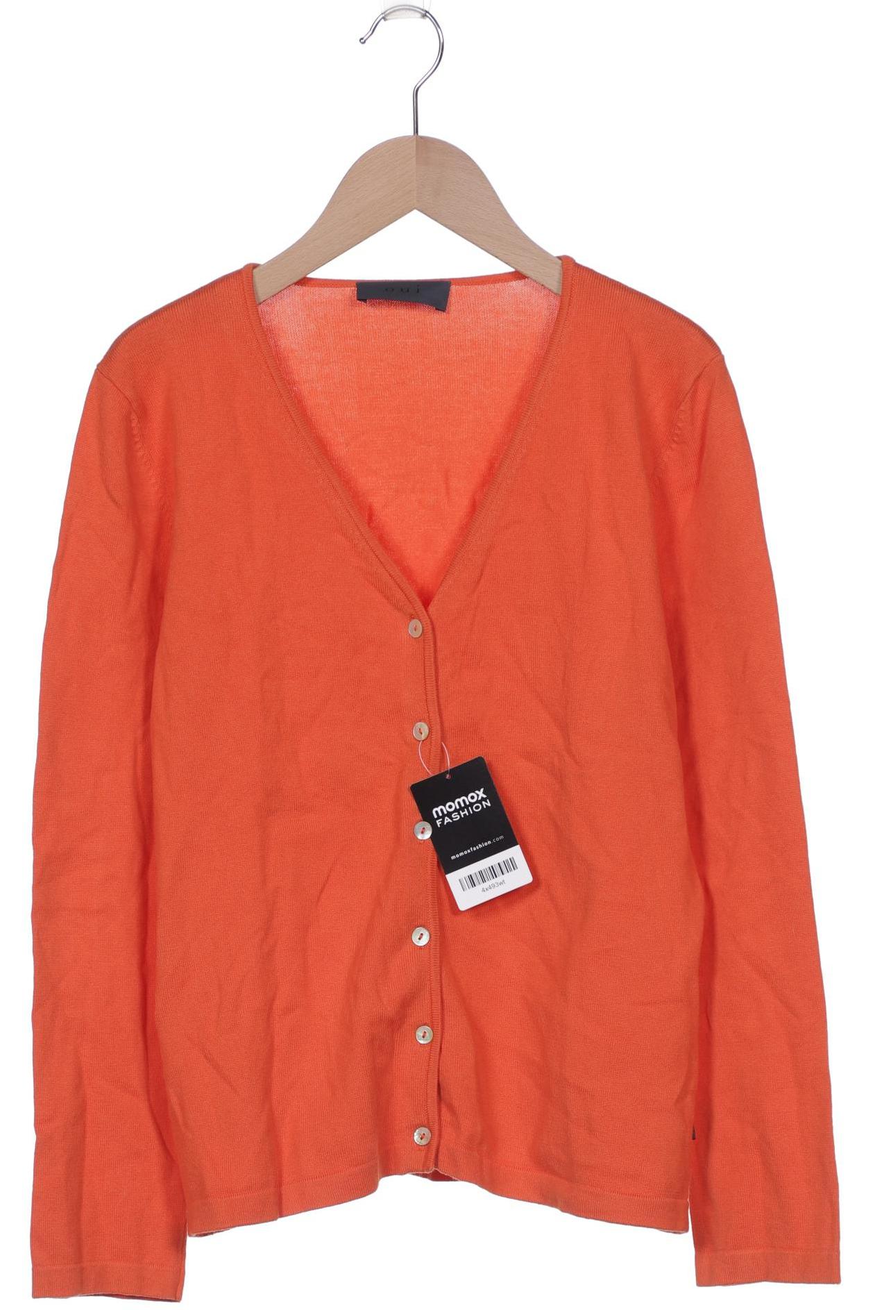 

Oui Damen Strickjacke, orange, Gr. 40