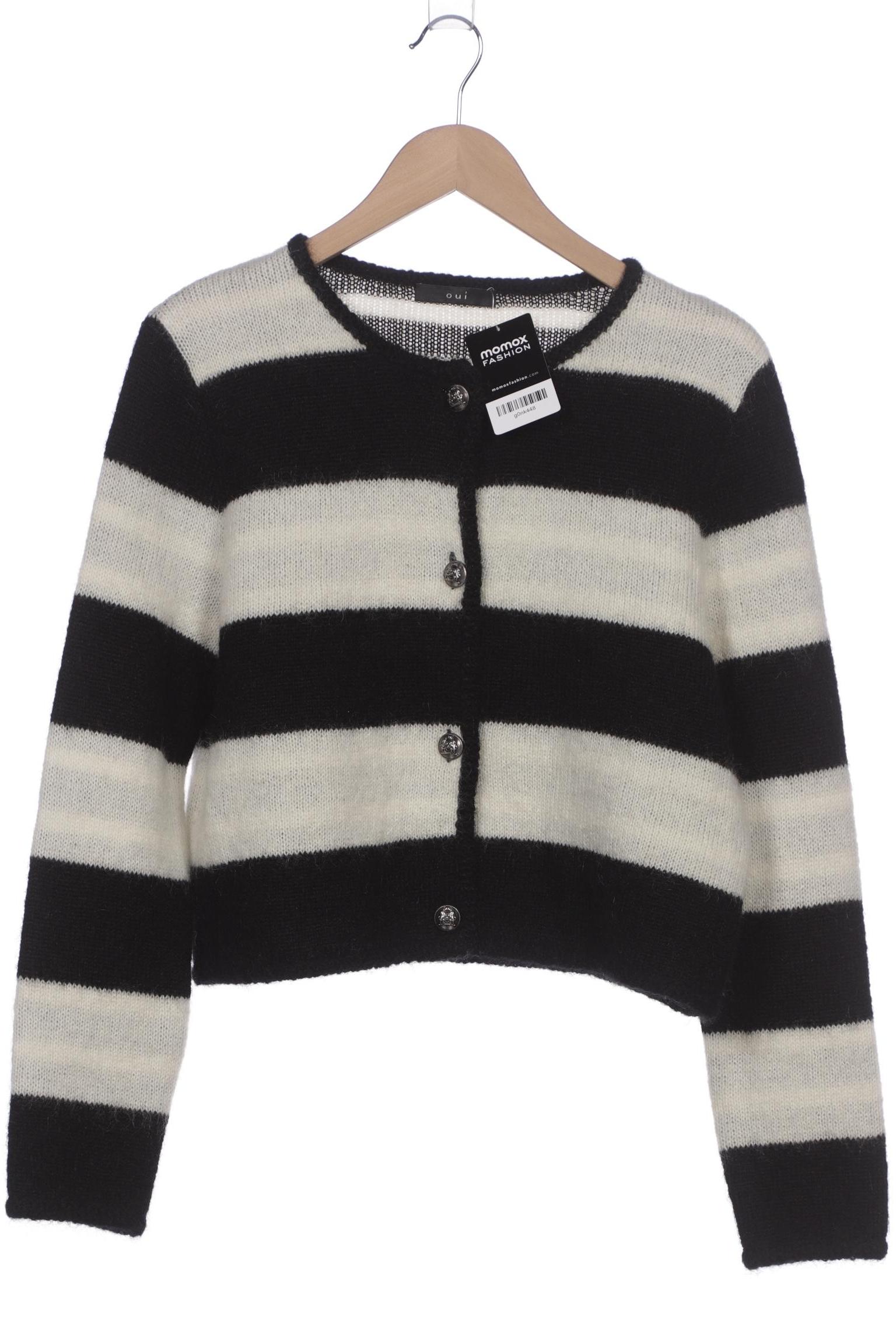 

Oui Damen Strickjacke, cremeweiß, Gr. 40