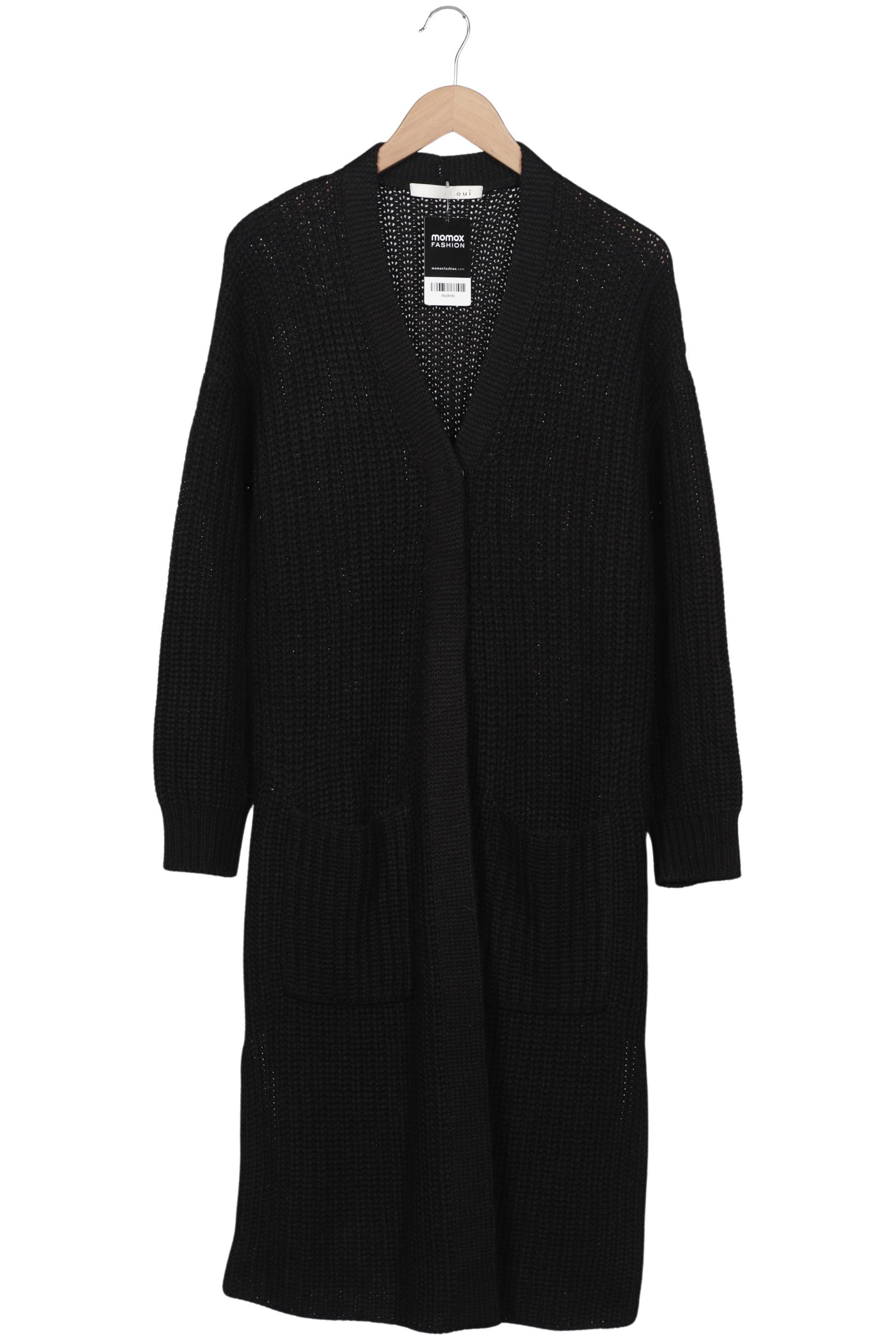 

Oui Damen Strickjacke, schwarz, Gr. 42