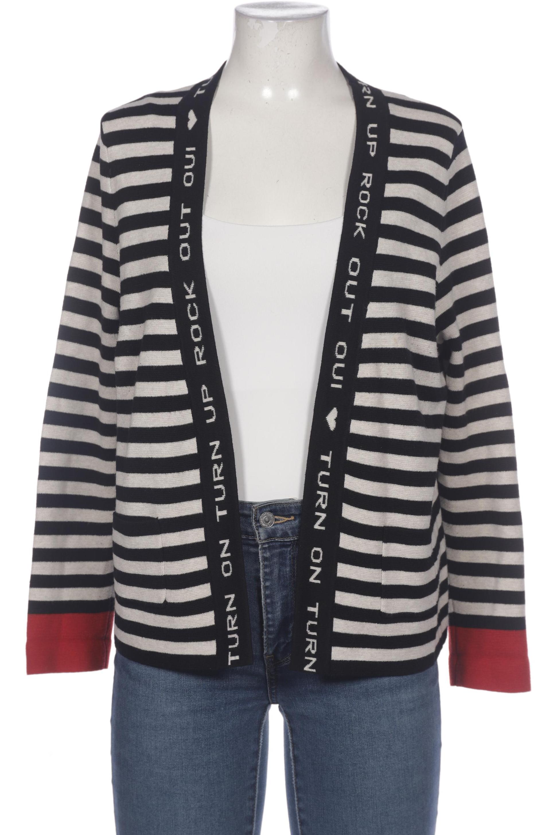 

Oui Damen Strickjacke, schwarz, Gr. 40