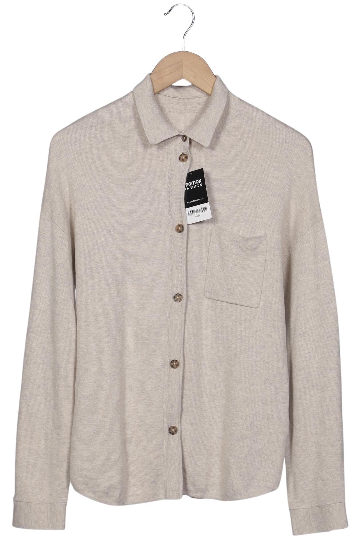 

Oui Damen Strickjacke, beige, Gr. 34