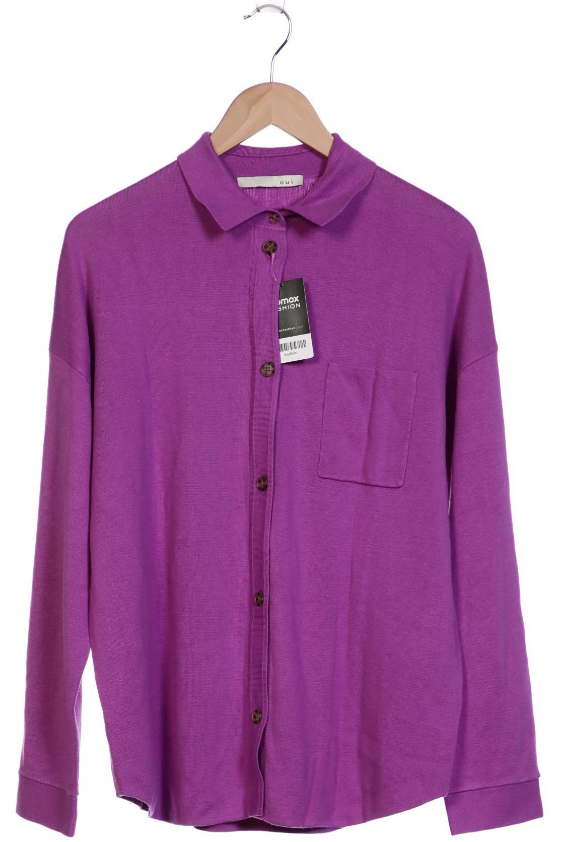 

Oui Damen Strickjacke, flieder, Gr. 40