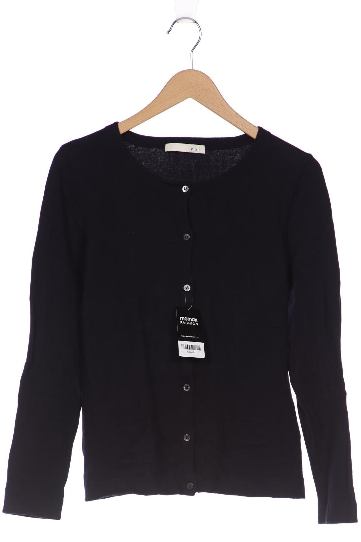 

Oui Damen Strickjacke, marineblau, Gr. 36