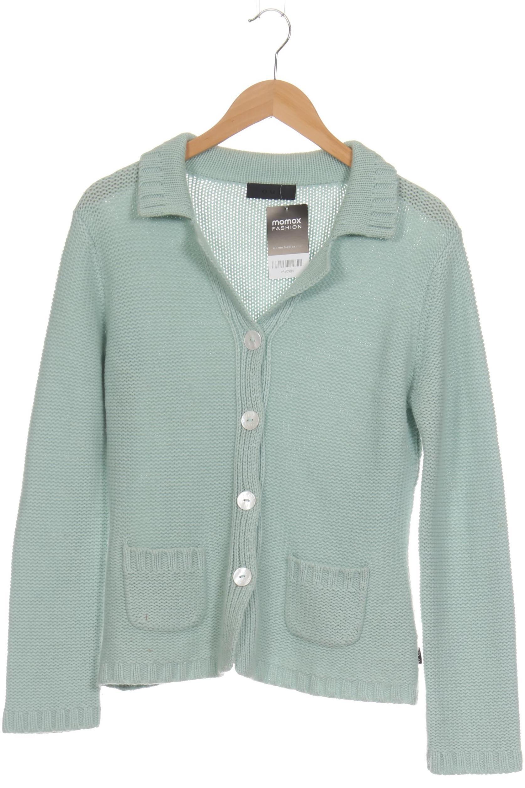 

Oui Damen Strickjacke, türkis, Gr. 40