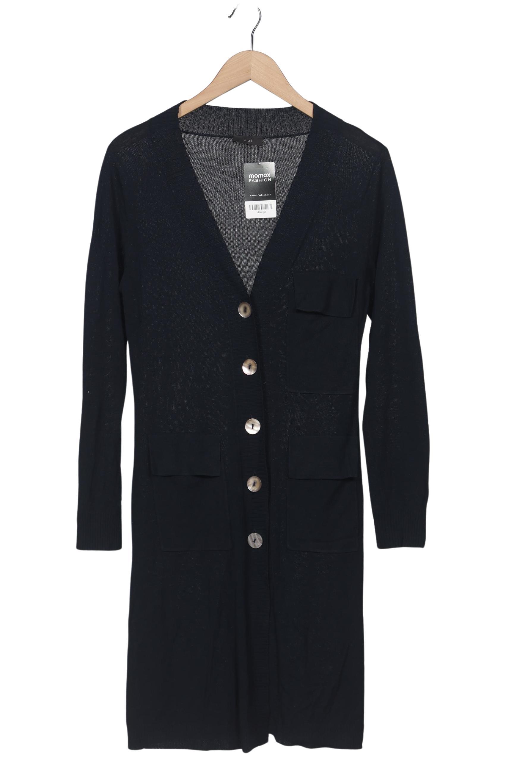 

Oui Damen Strickjacke, marineblau, Gr. 36