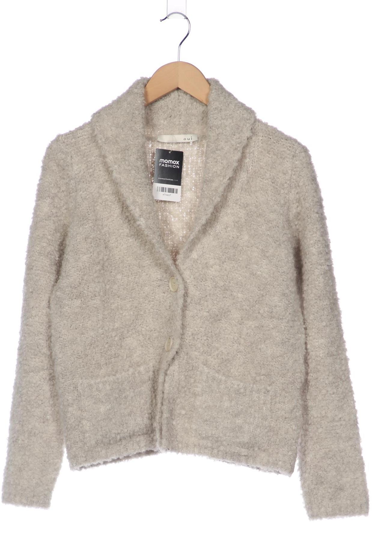 

Oui Damen Strickjacke, grau, Gr. 38