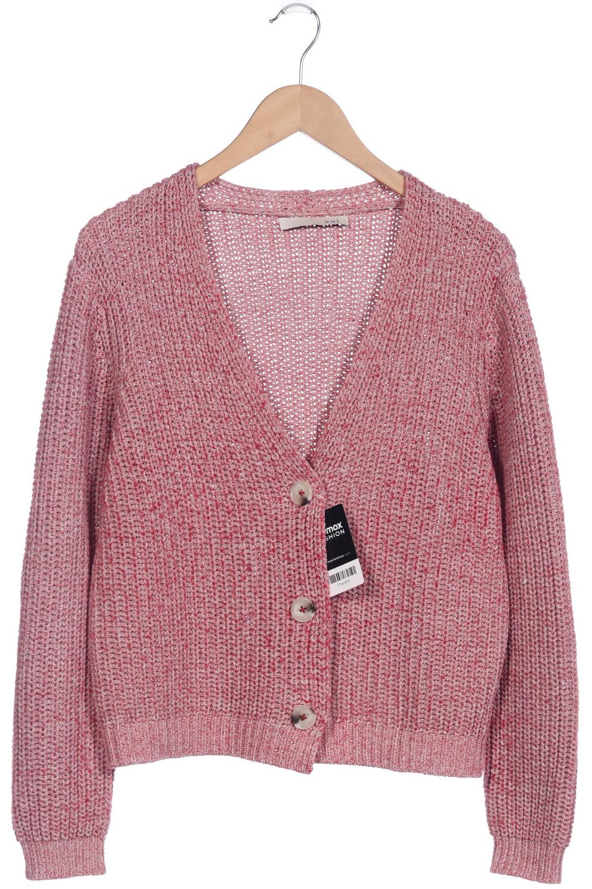 

Oui Damen Strickjacke, rot, Gr. 42