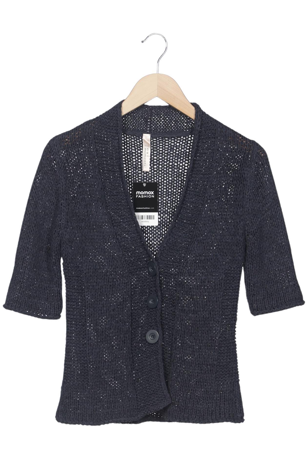 

Oui Damen Strickjacke, marineblau, Gr. 36