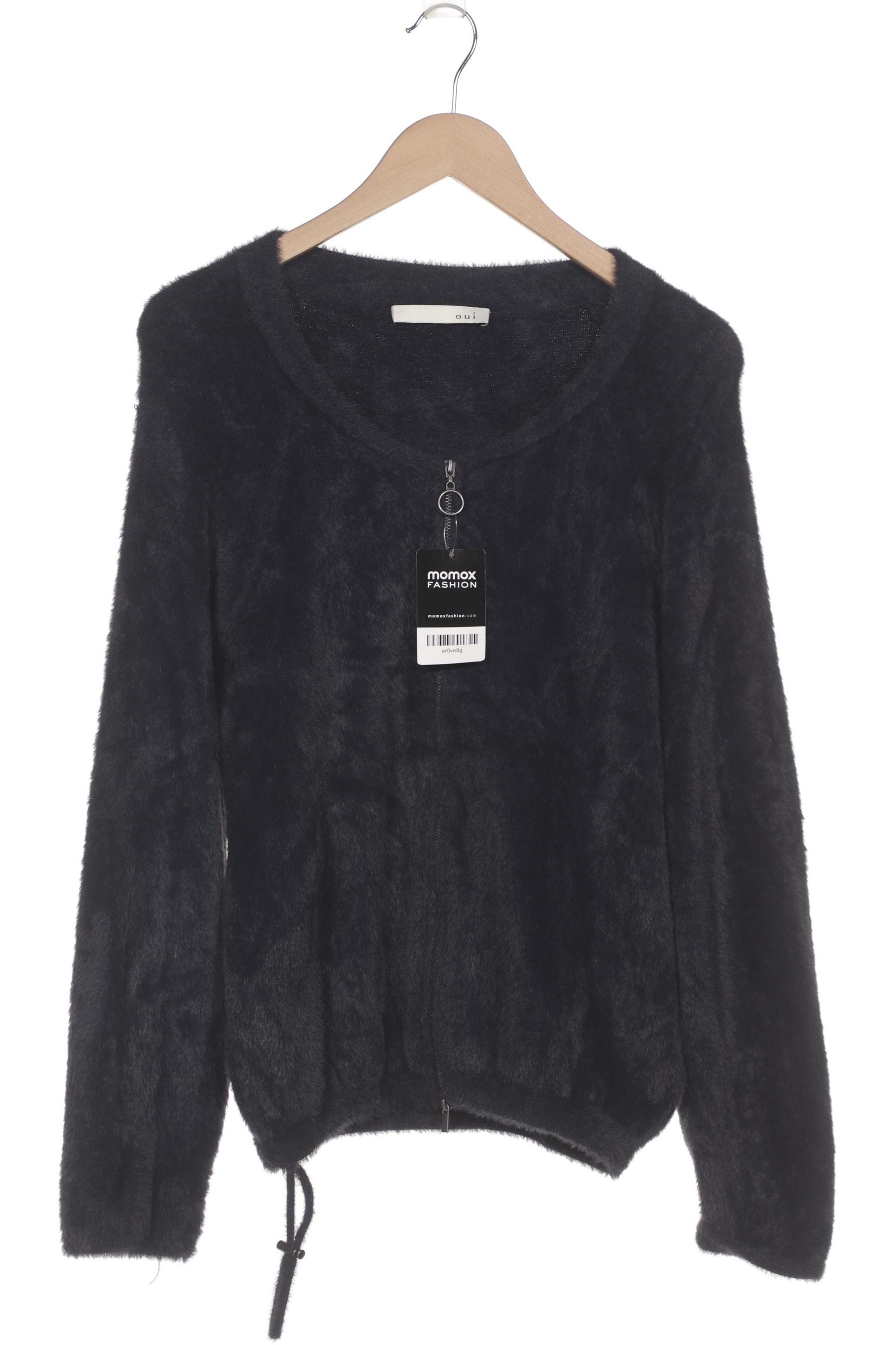 

Oui Damen Strickjacke, marineblau, Gr. 38