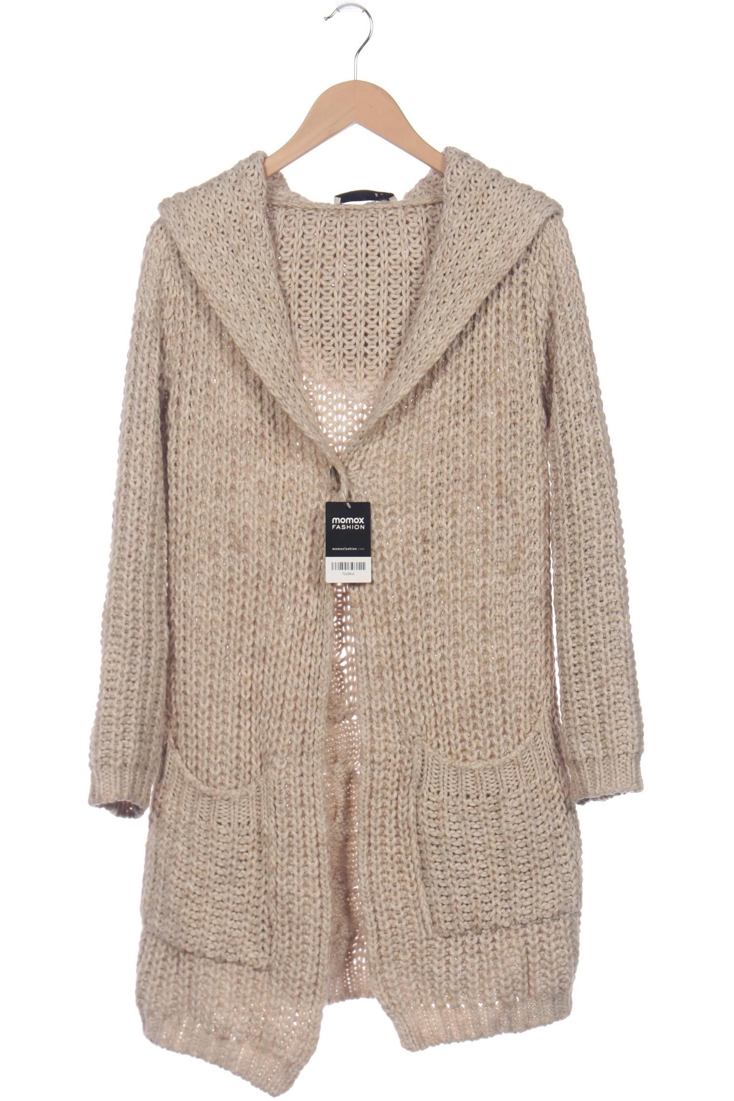 

Oui Damen Strickjacke, beige, Gr. 36