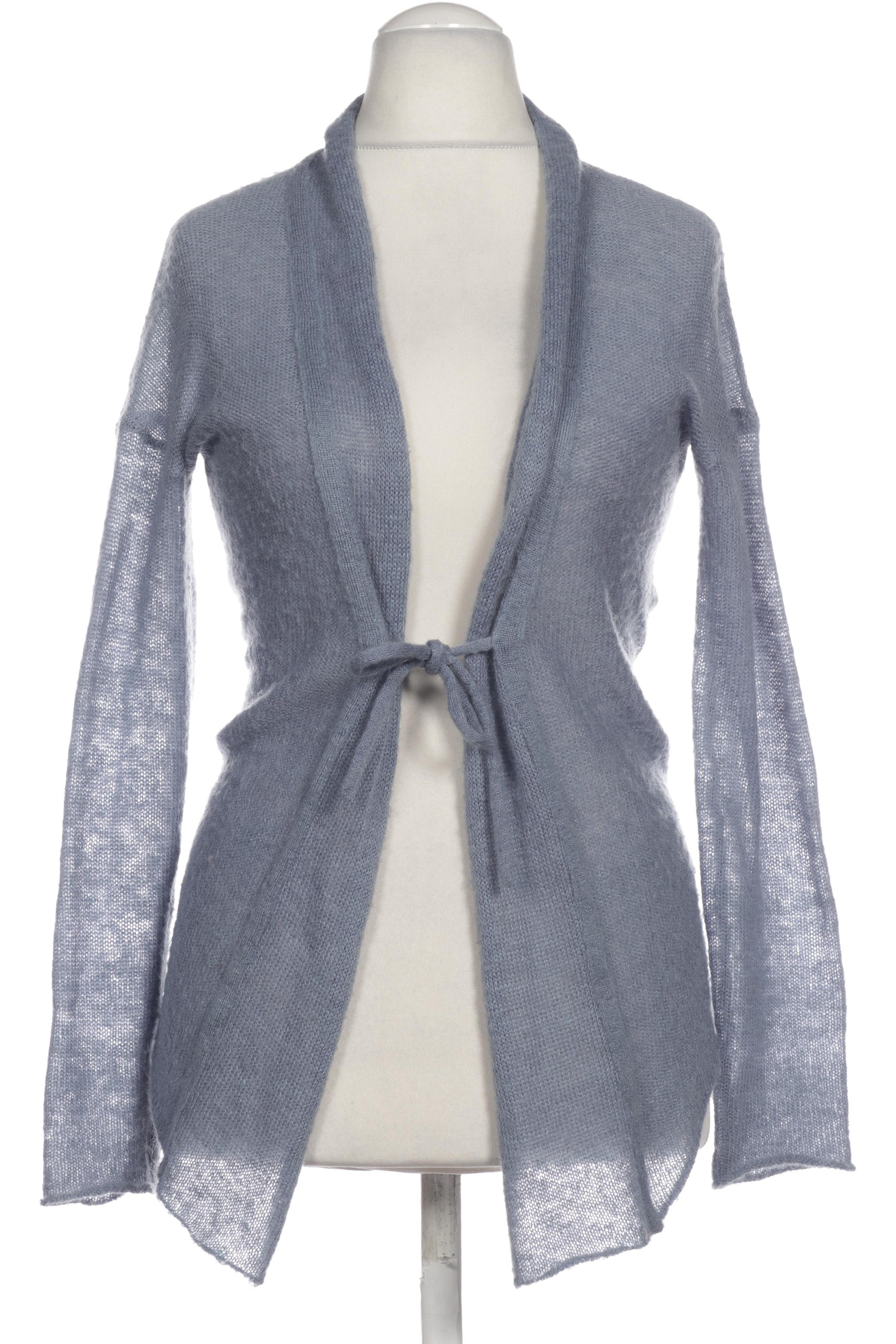 

Oui Damen Strickjacke, blau, Gr. 38