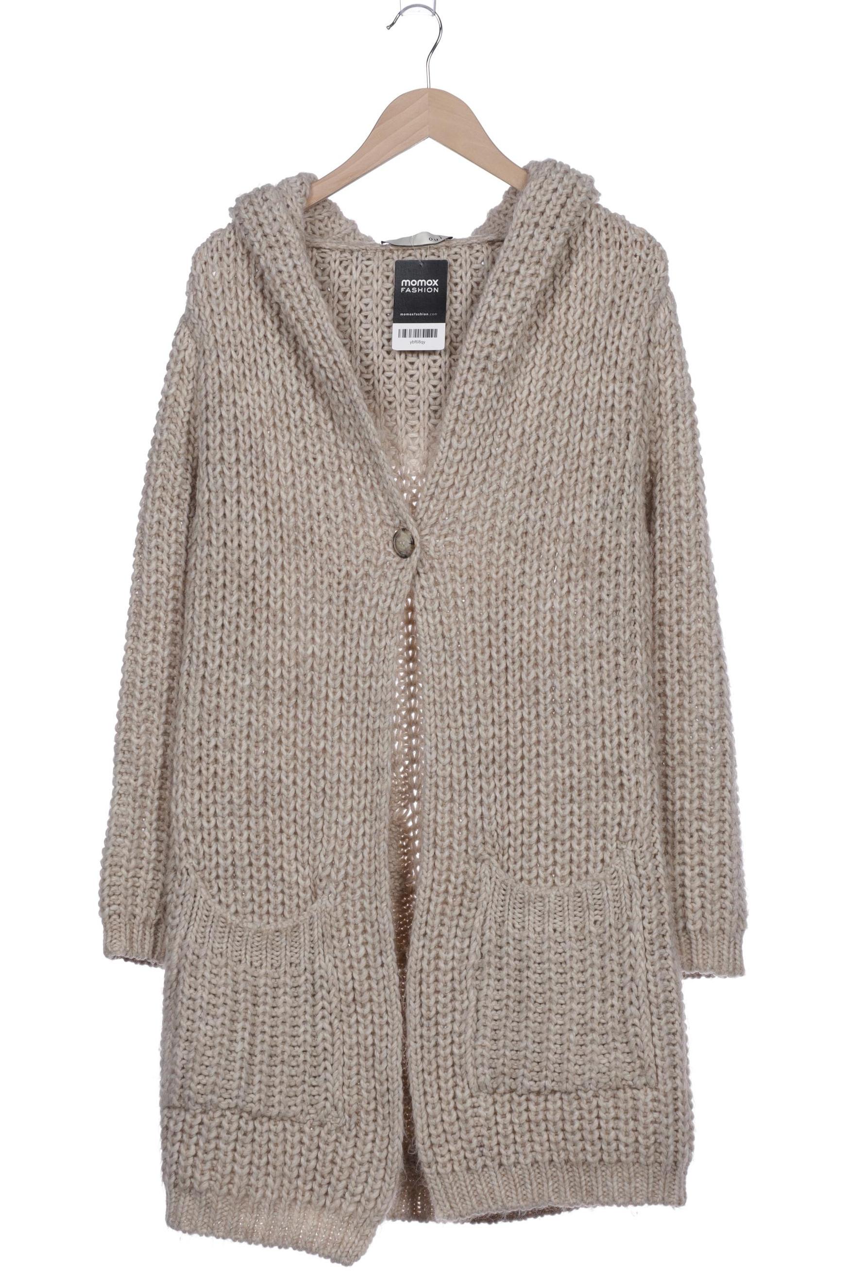 

Oui Damen Strickjacke, beige, Gr. 40
