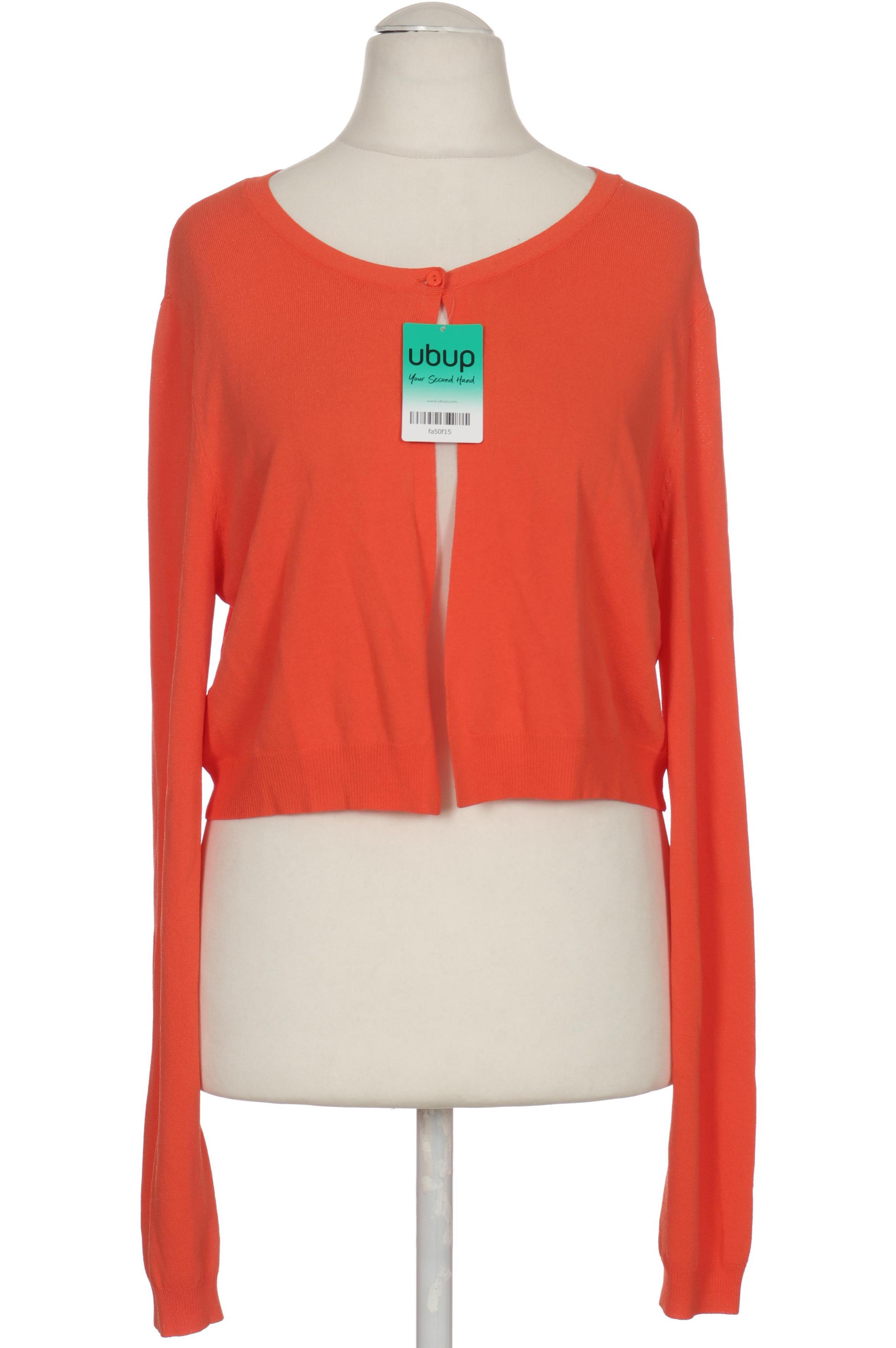 

Oui Damen Strickjacke, orange, Gr. 40