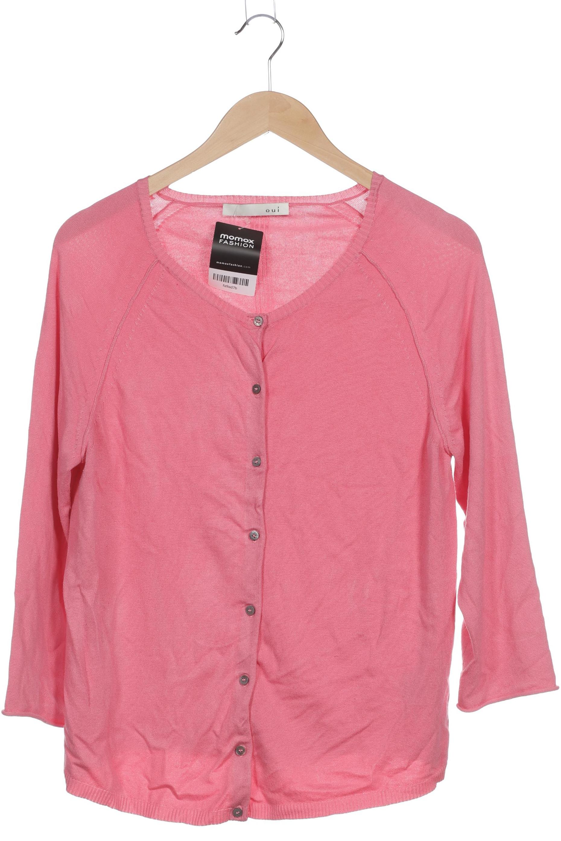 

Oui Damen Strickjacke, rot, Gr. 42