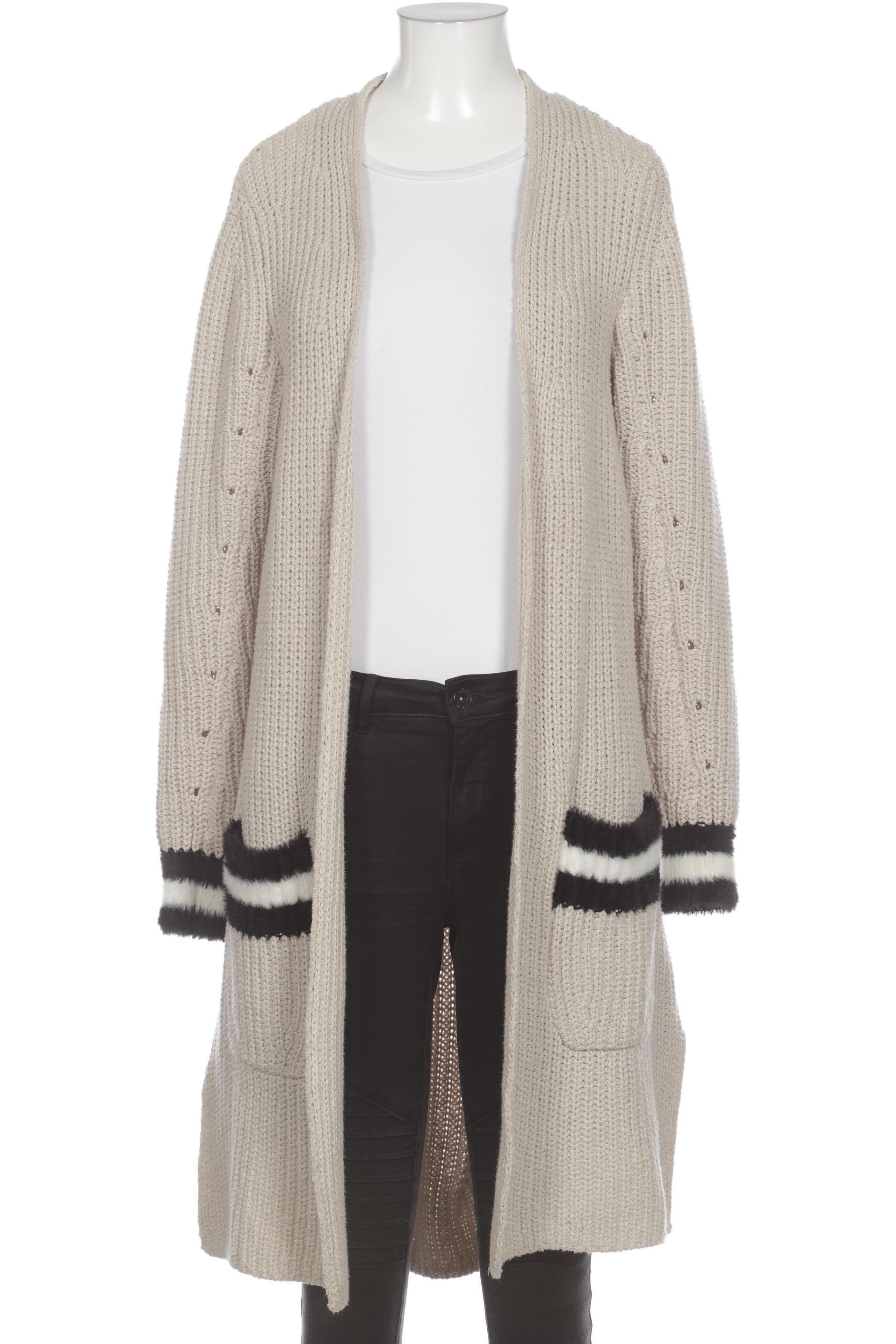 

Oui Damen Strickjacke, beige, Gr. 38