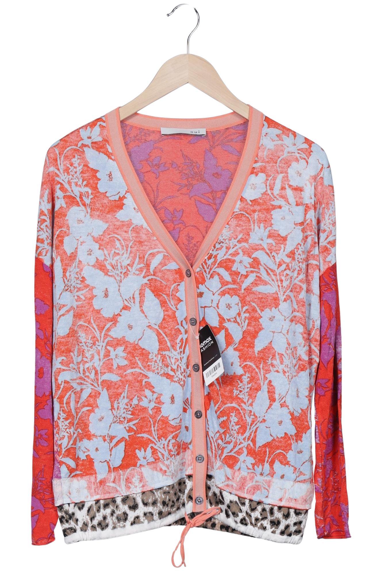 

Oui Damen Strickjacke, mehrfarbig, Gr. 42