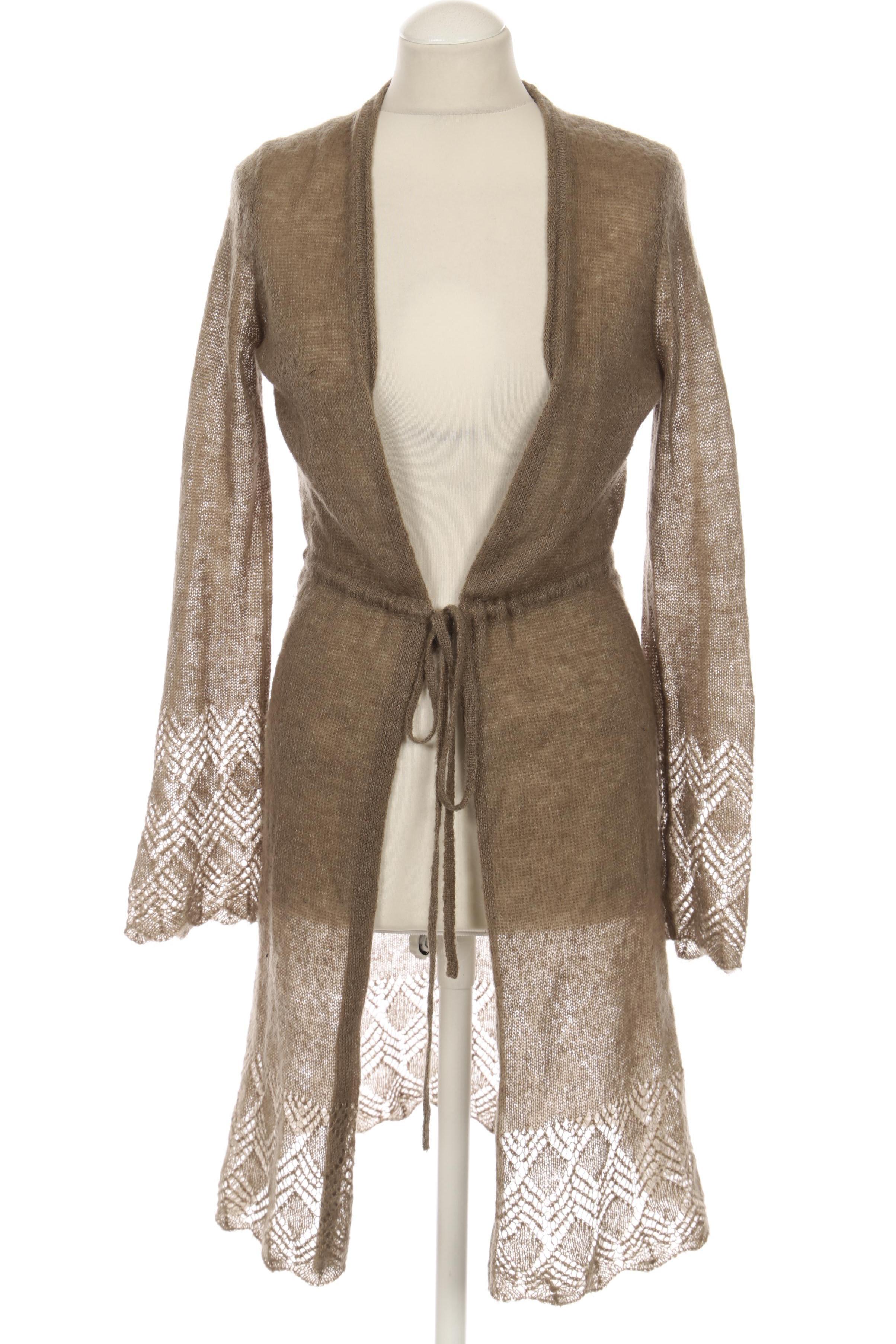 

Oui Damen Strickjacke, beige, Gr. 36