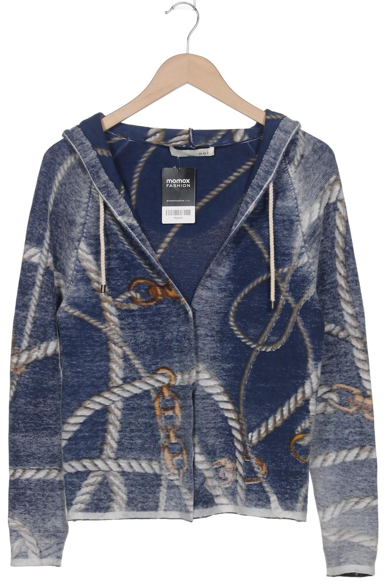 

Oui Damen Strickjacke, marineblau, Gr. 36