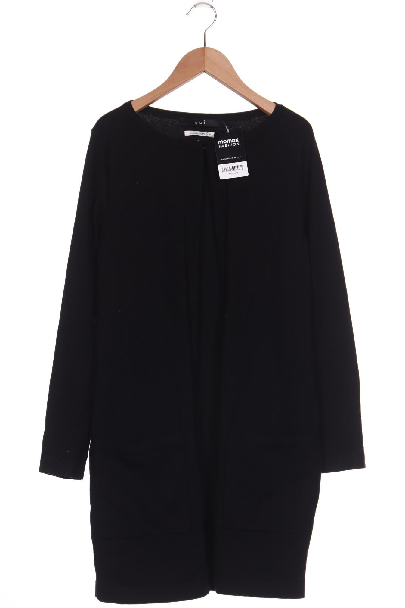 

Oui Damen Strickjacke, schwarz