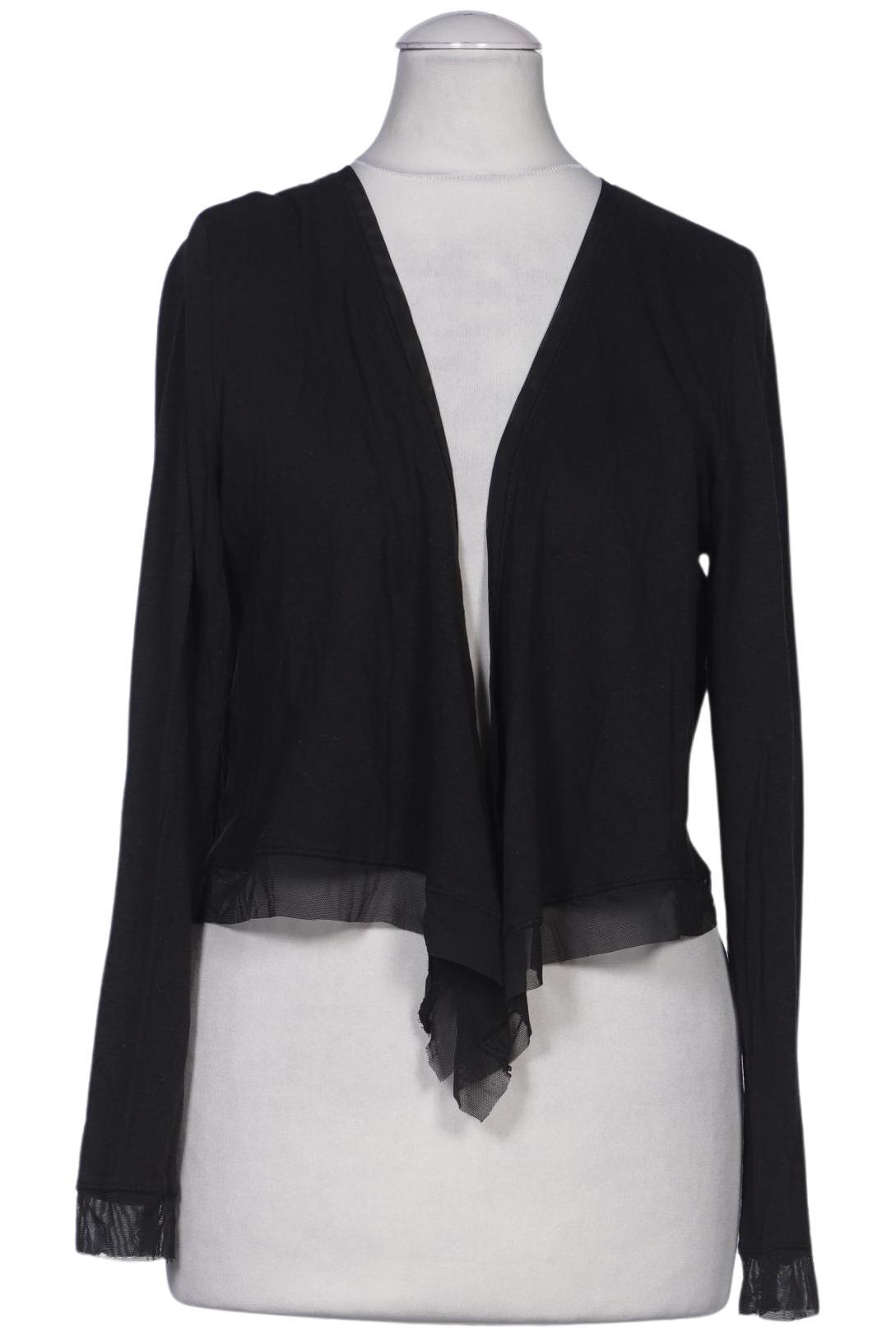 

Oui Damen Strickjacke, schwarz, Gr. 36