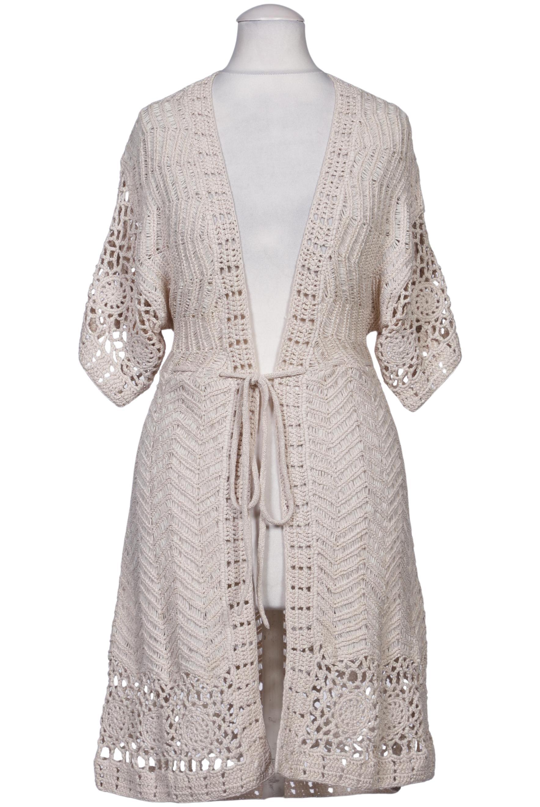 

Oui Damen Strickjacke, beige, Gr. 36