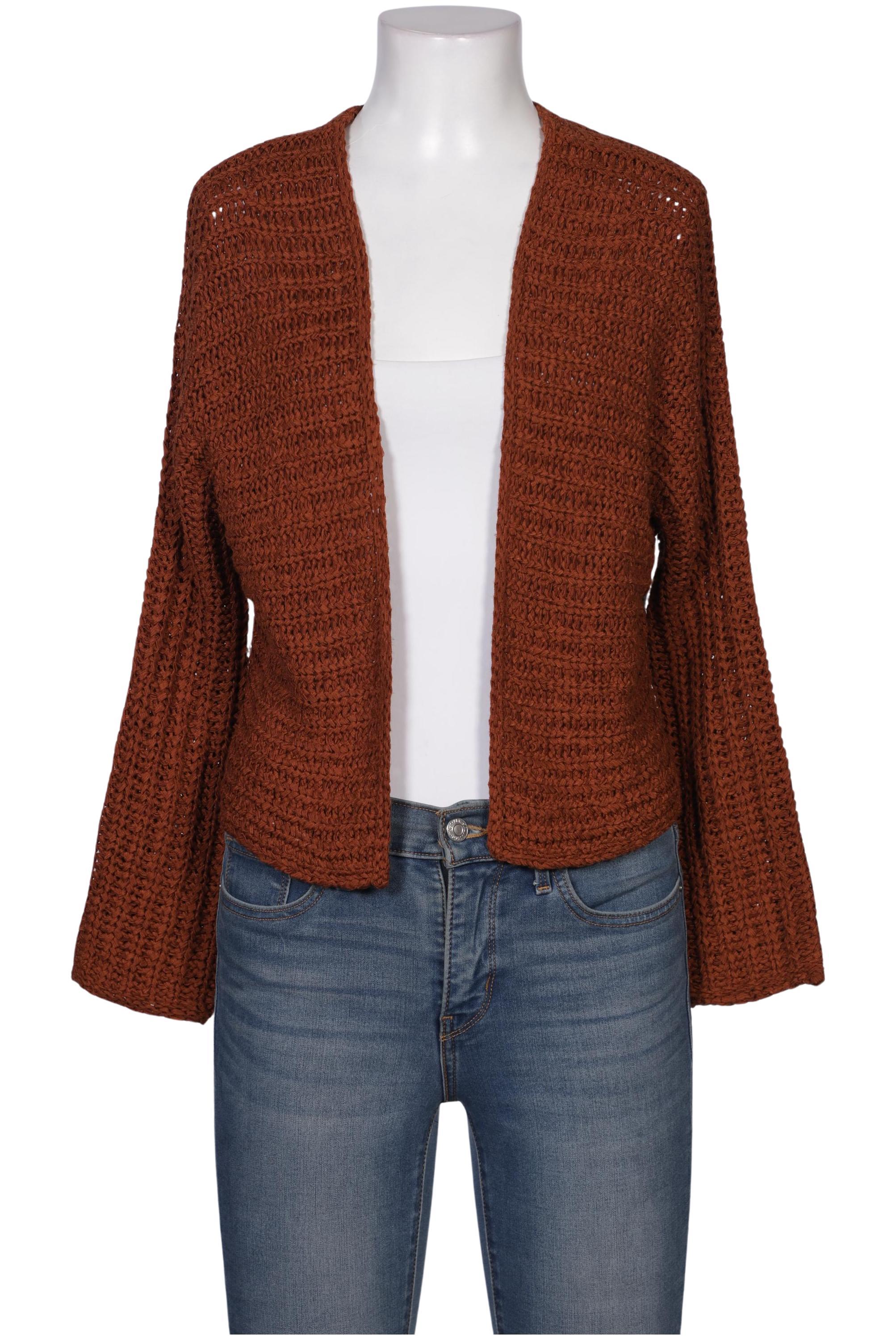 

Oui Damen Strickjacke, braun, Gr. 38