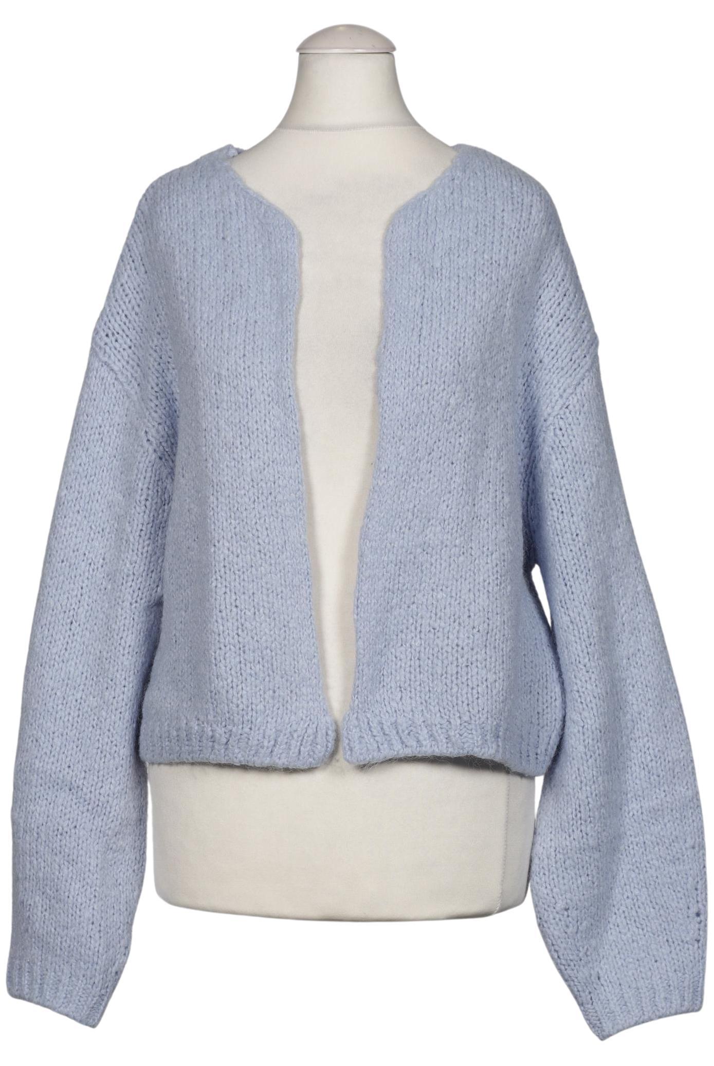 

Oui Damen Strickjacke, hellblau, Gr. 34