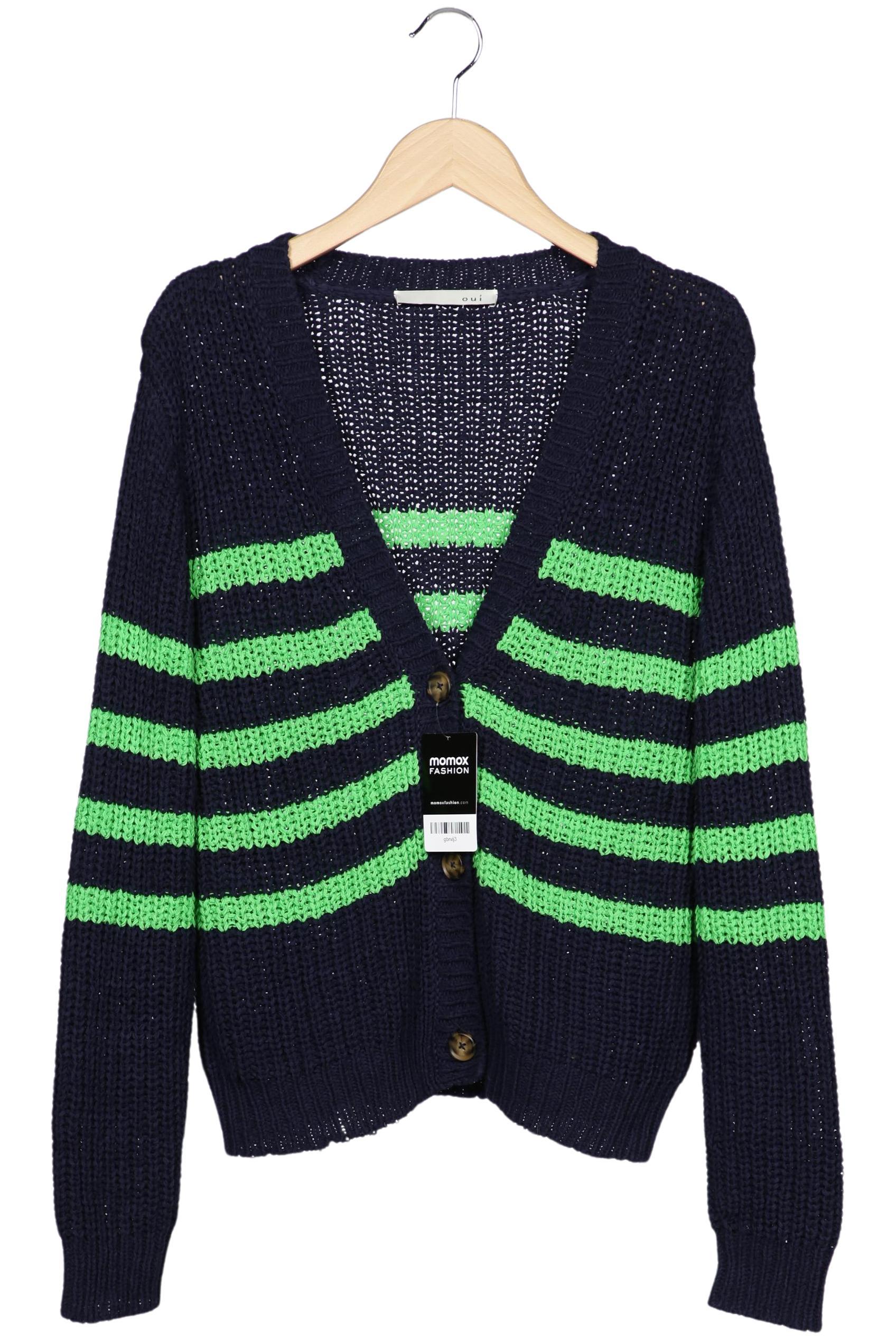 

Oui Damen Strickjacke, mehrfarbig, Gr. 38