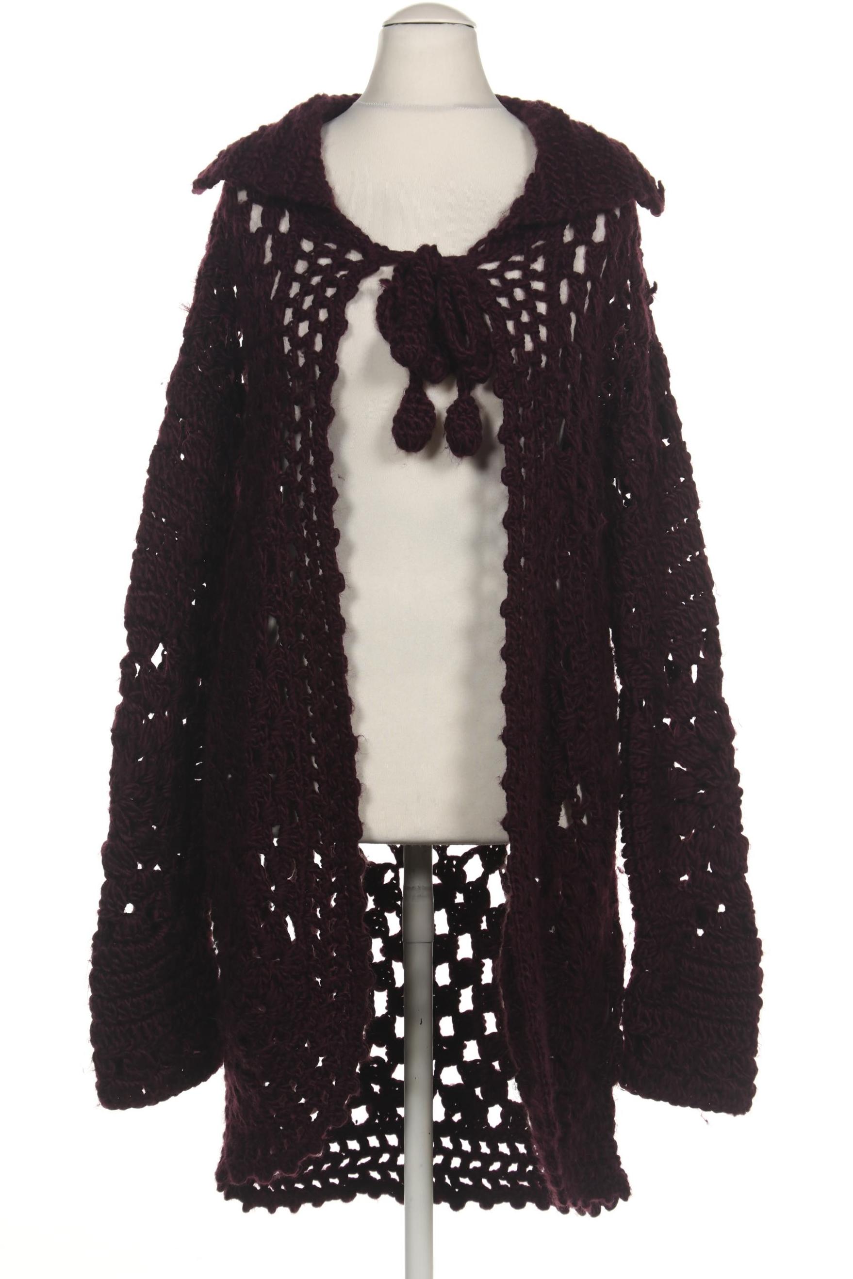 

Oui Damen Strickjacke, bordeaux, Gr. 38