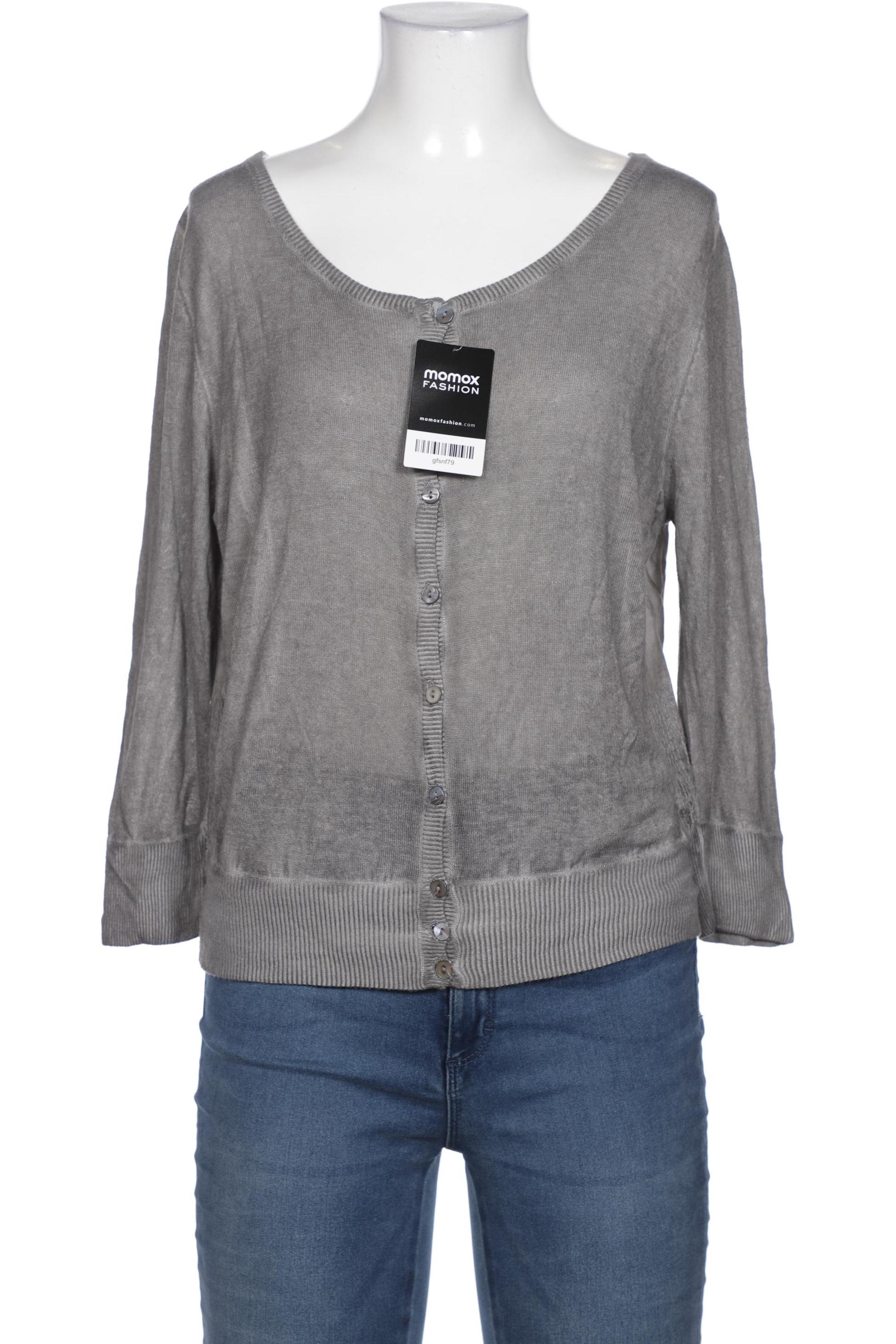 

Oui Damen Strickjacke, grau