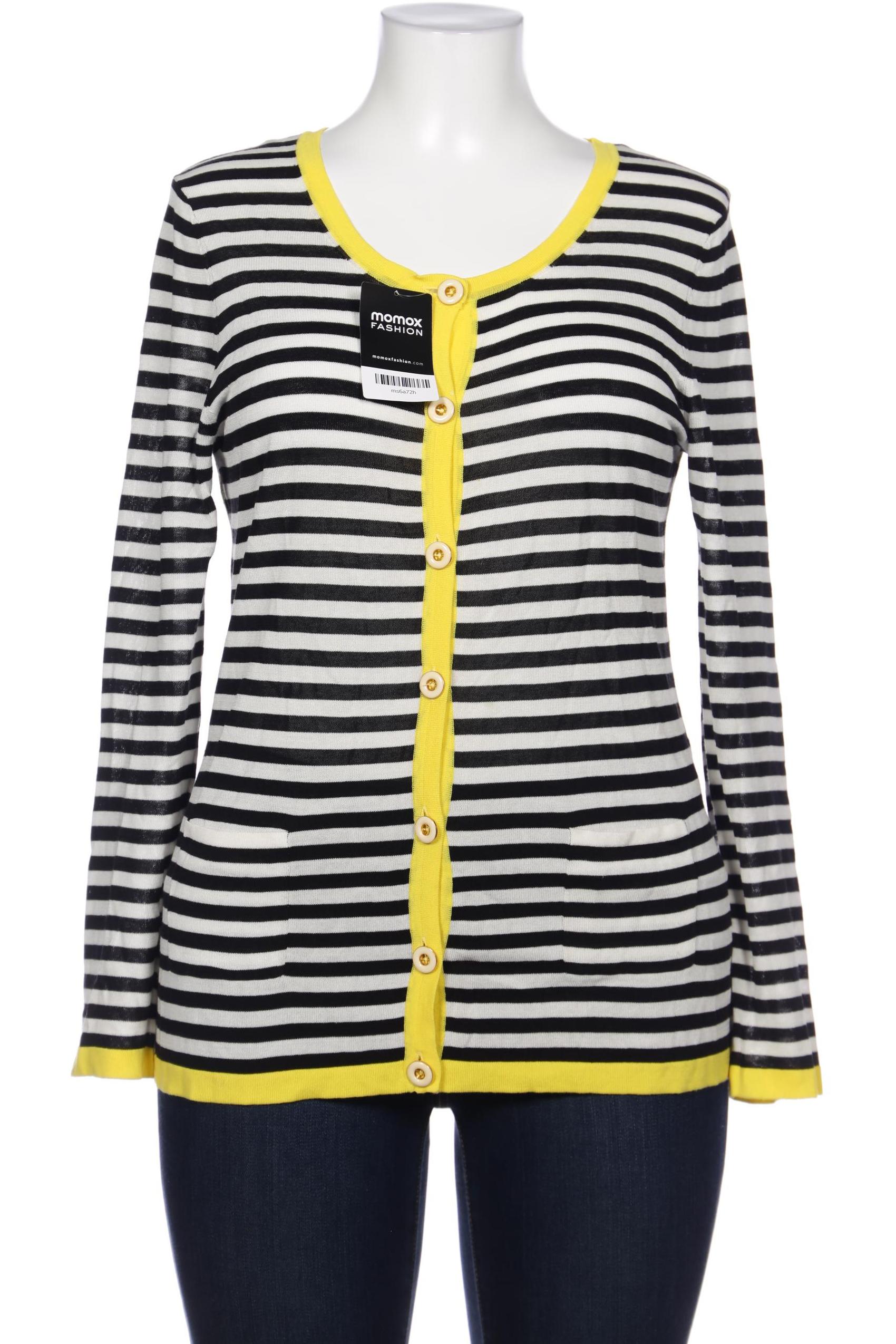

Oui Damen Strickjacke, schwarz, Gr. 42