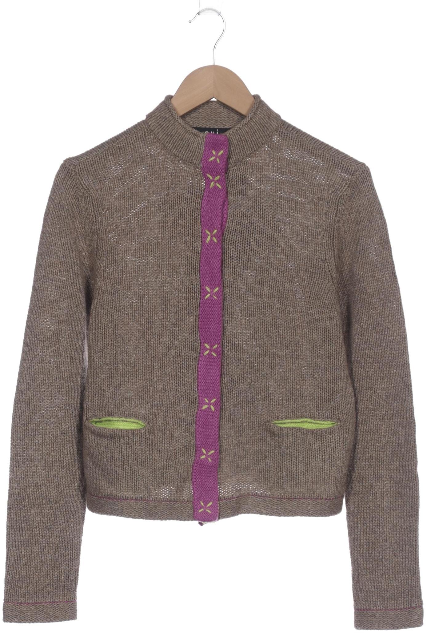 

Oui Damen Strickjacke, braun, Gr. 40